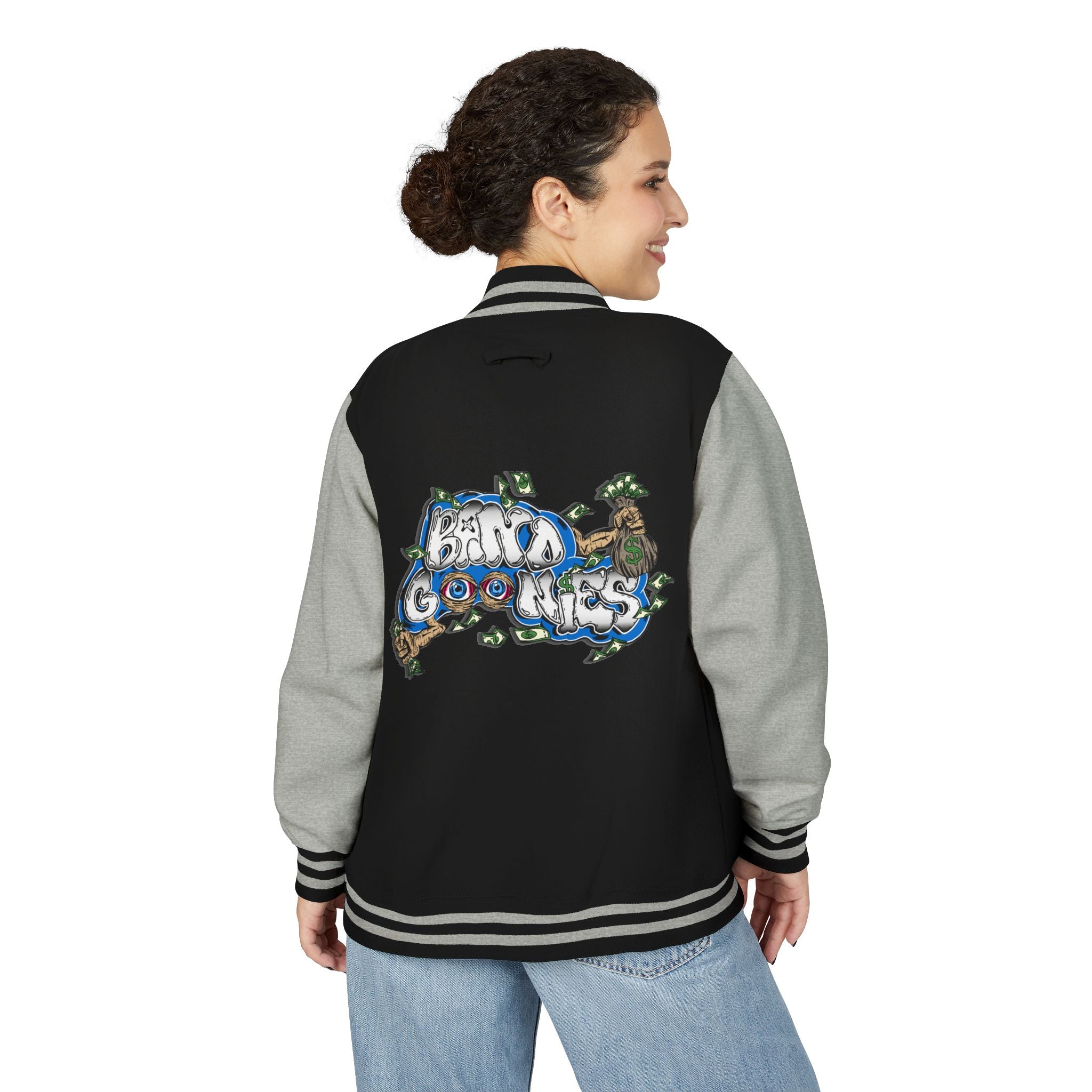Blue Band Goonies Unisex Heavyweight Letterman Jacket