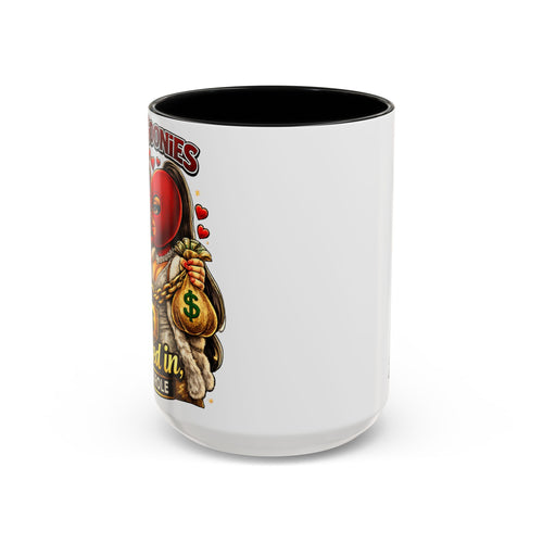 Accent Coffee Mug (15oz) | Red Goonie Couple "Locked in, No Parole"