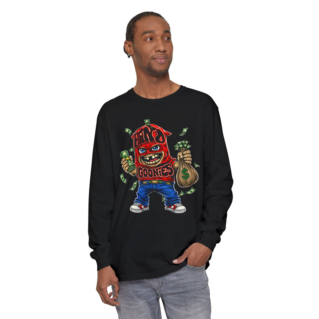 Garment-Dyed Long Sleeve T-Shirt | Red Band Goonie