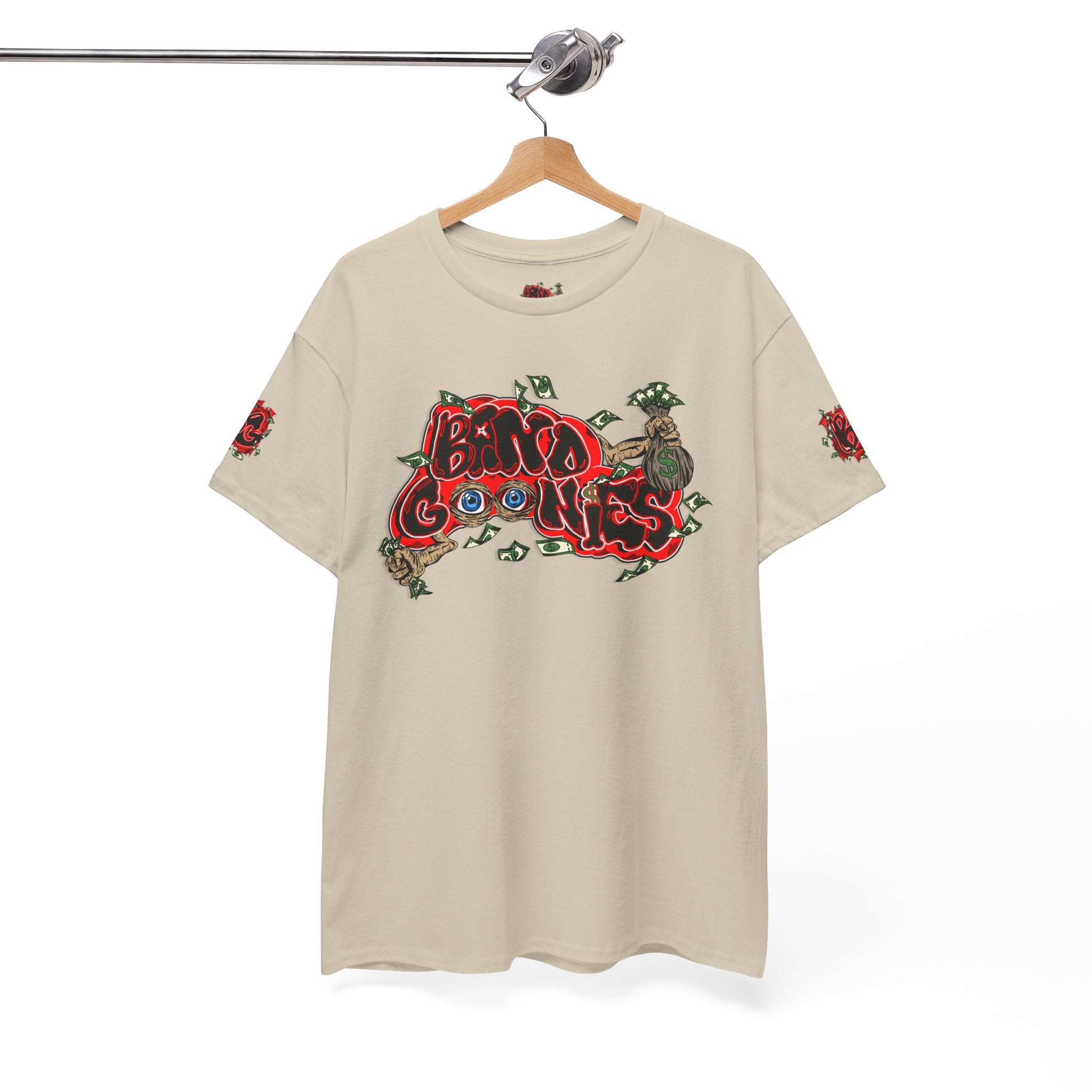 Heavy Cotton T-Shirt | White & Red