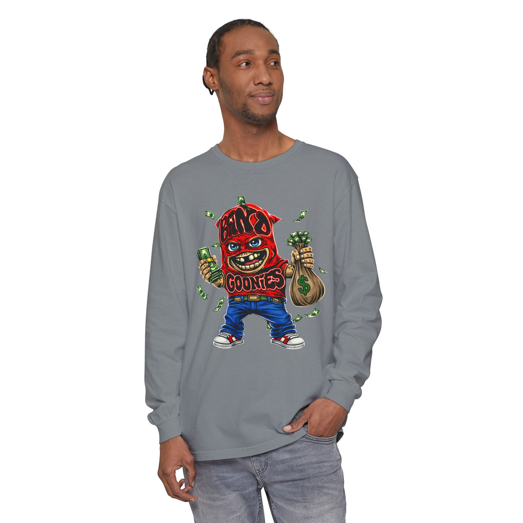Garment-Dyed Long Sleeve T-Shirt | Red Band Goonie