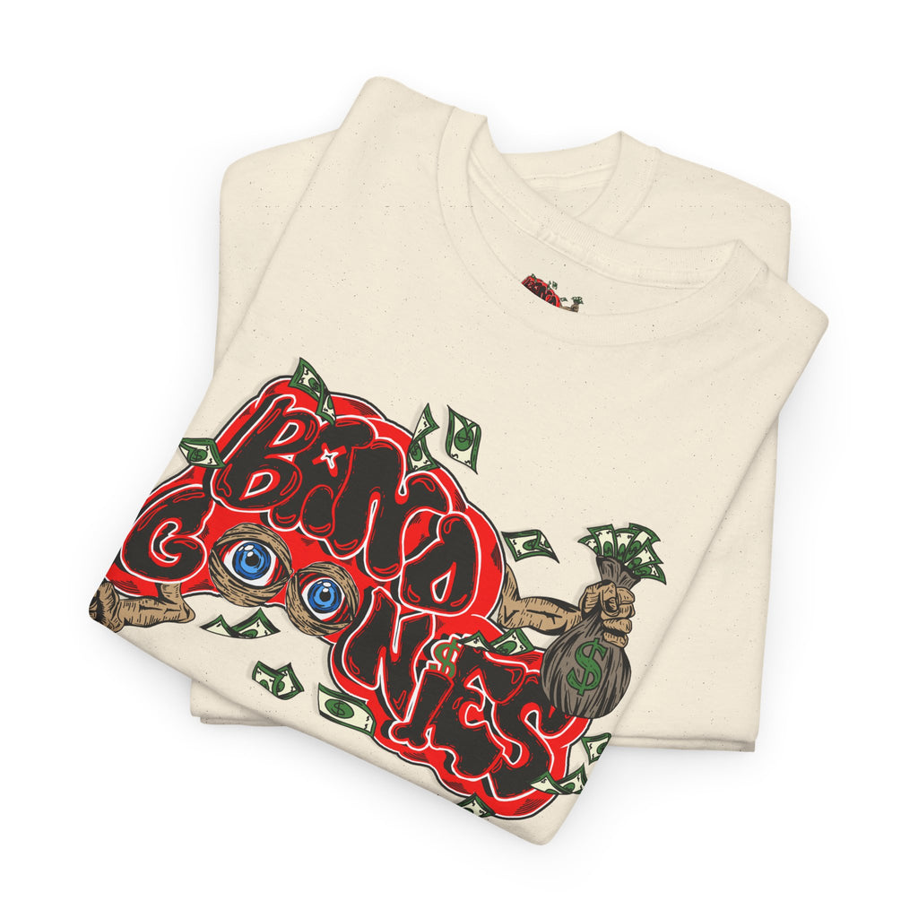 Heavy Cotton T-Shirt | White & Red