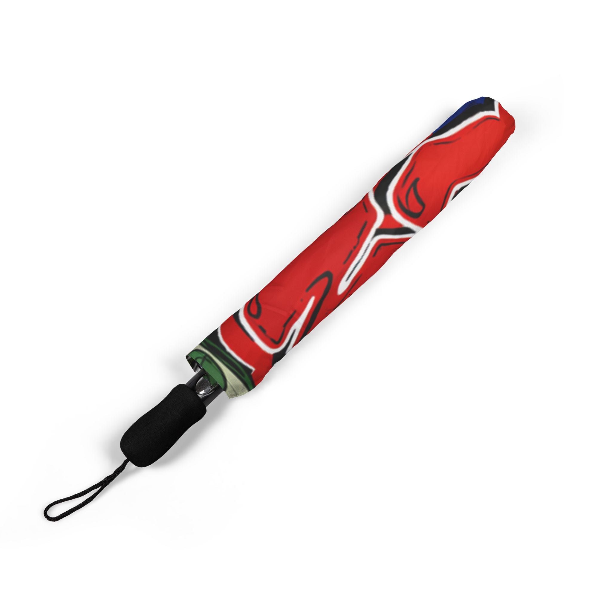 Semi-Automatic Foldable Umbrella (Black) | Haiti Band Goonies