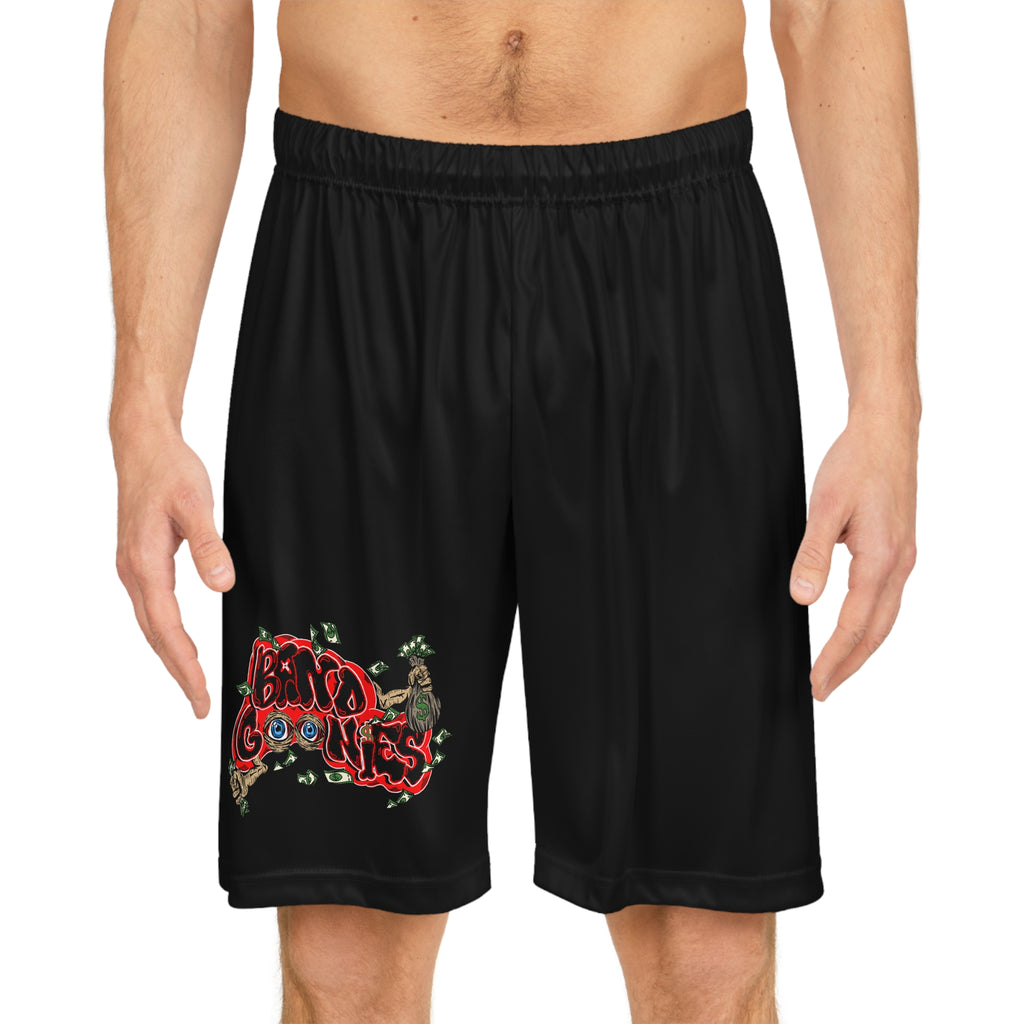 Basketball Shorts (Black) | Red Band Goonies