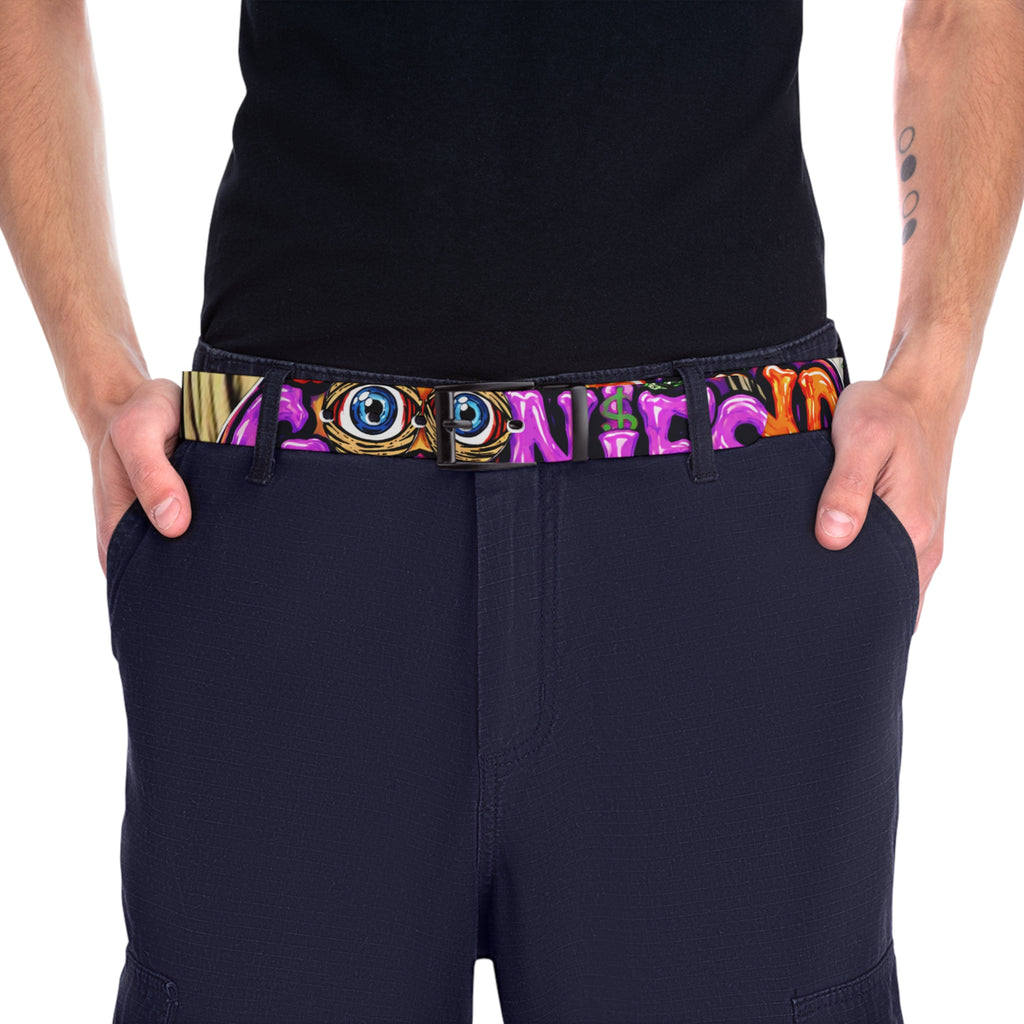 Belt (White) | Orange & Purple Band Goonies