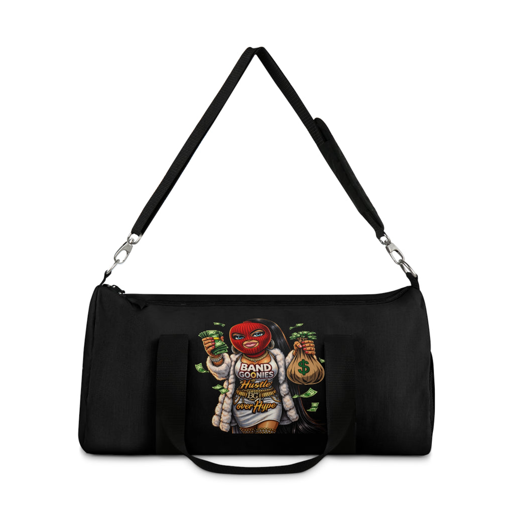 Duffel Bag | Red Girl Goonie "Hustle over Hype"