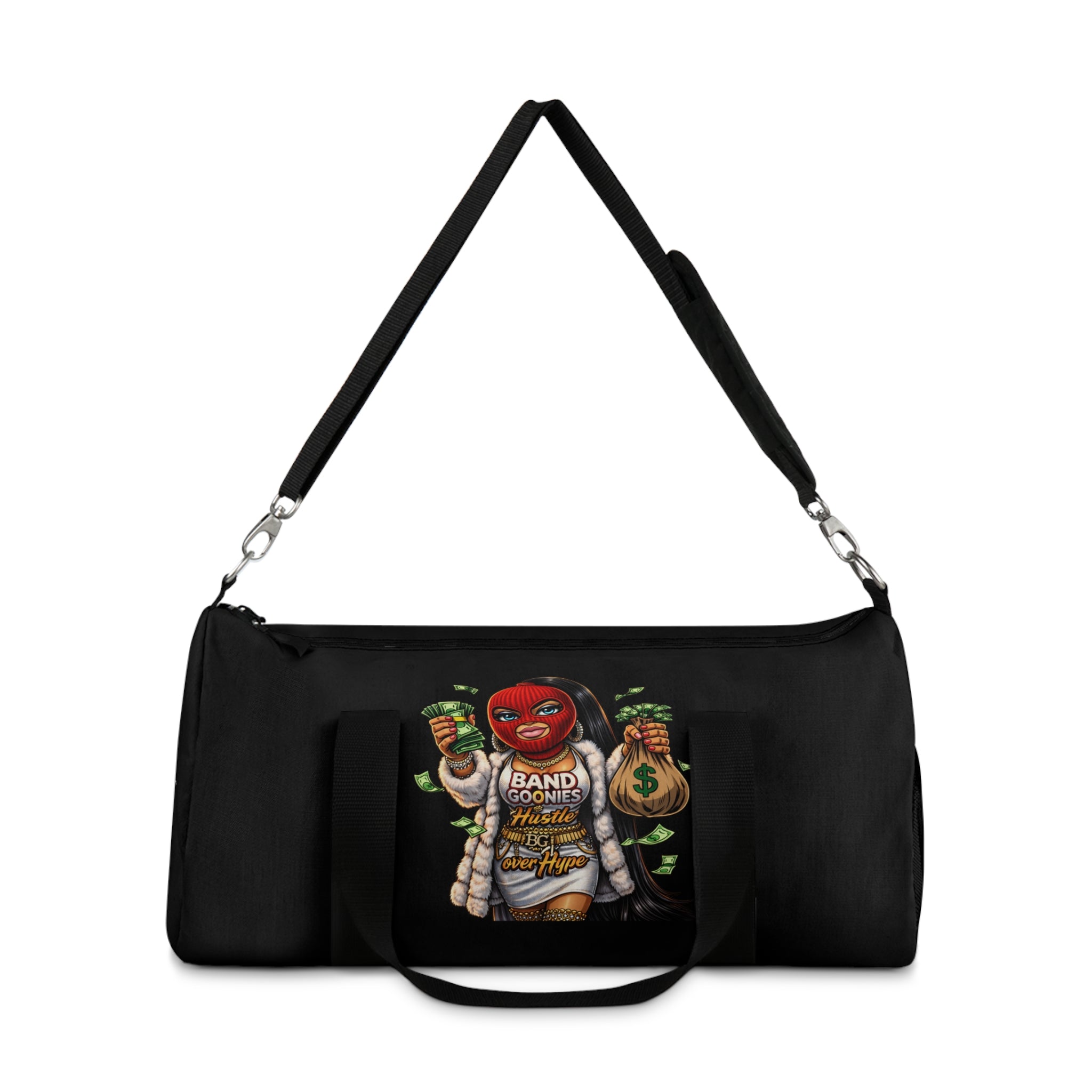 Duffel Bag | Red Girl Goonie "Hustle over Hype"