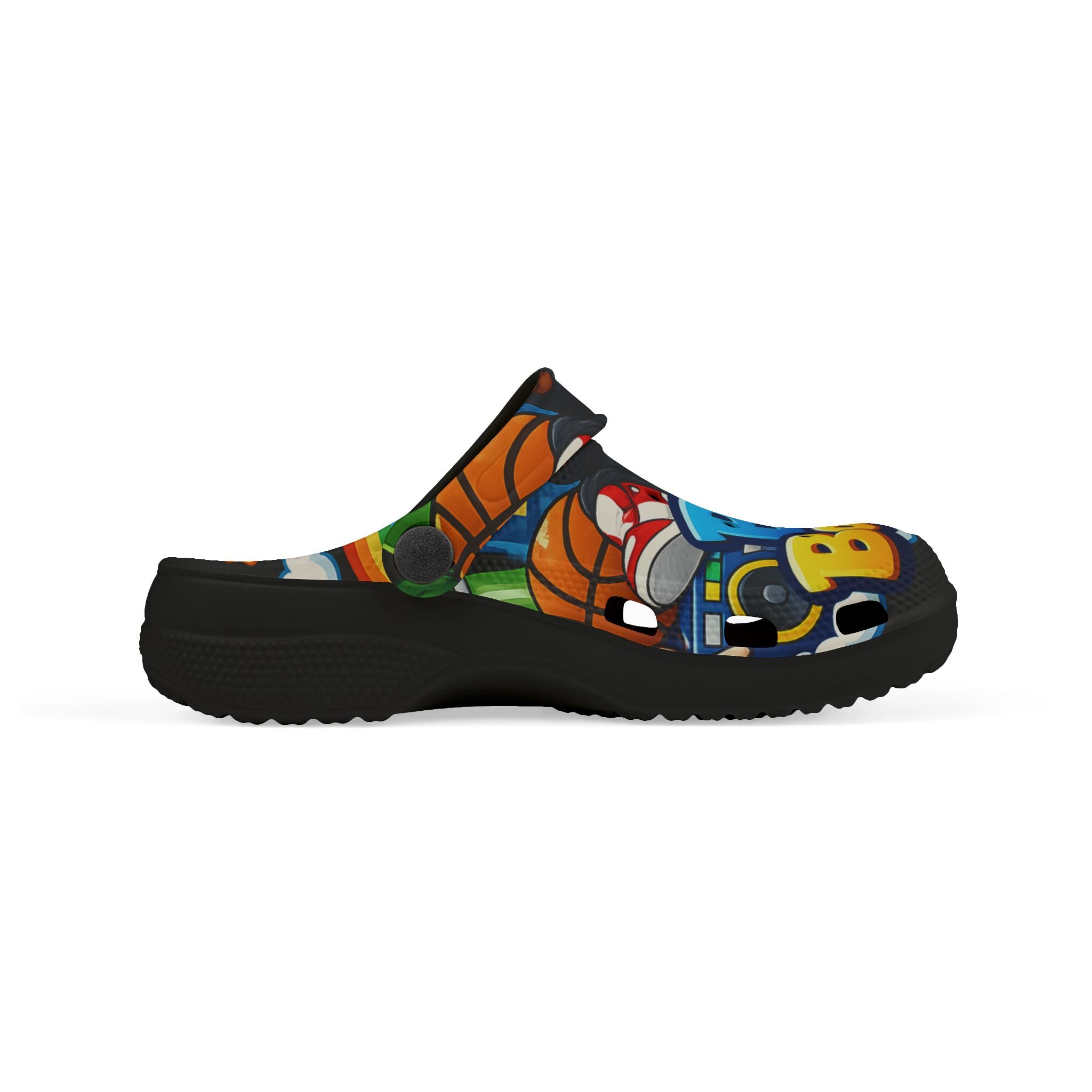 Kid's Foam Clogs (Black) | BG Babies "Clouds & Toys"