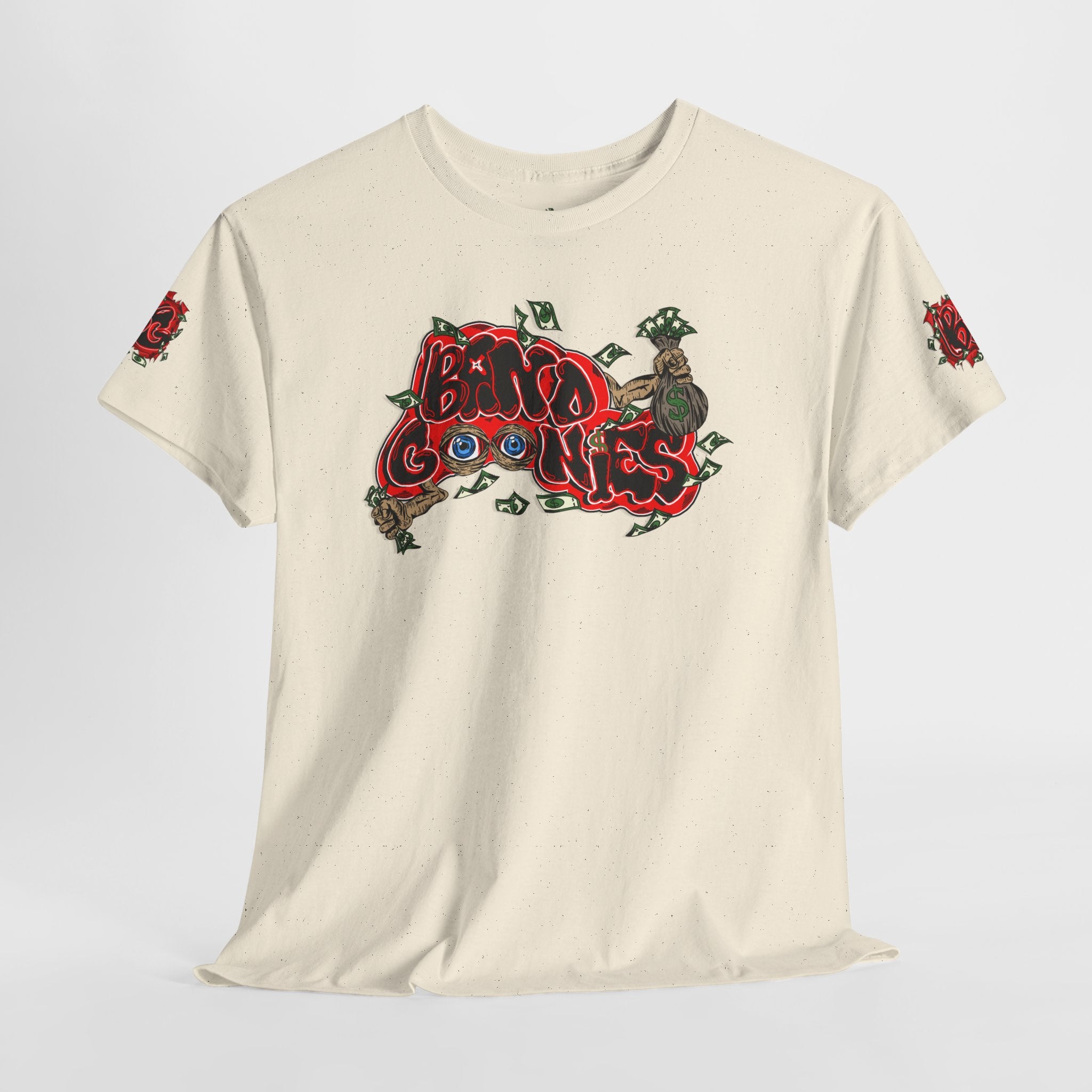 Heavy Cotton T-Shirt | White & Red