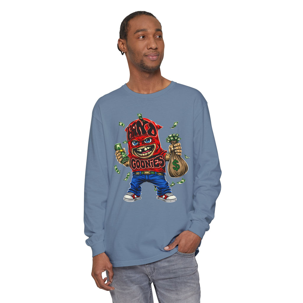 Garment-Dyed Long Sleeve T-Shirt | Red Band Goonie