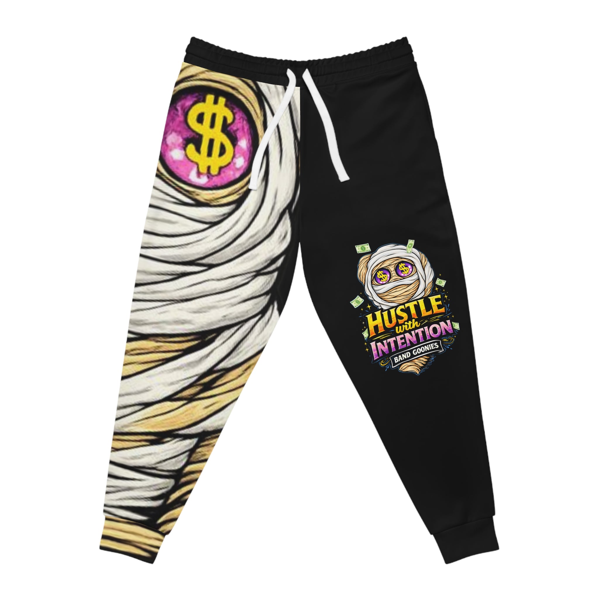Athletic Joggers (Black) | OG Goonie "Hustle with Intention"
