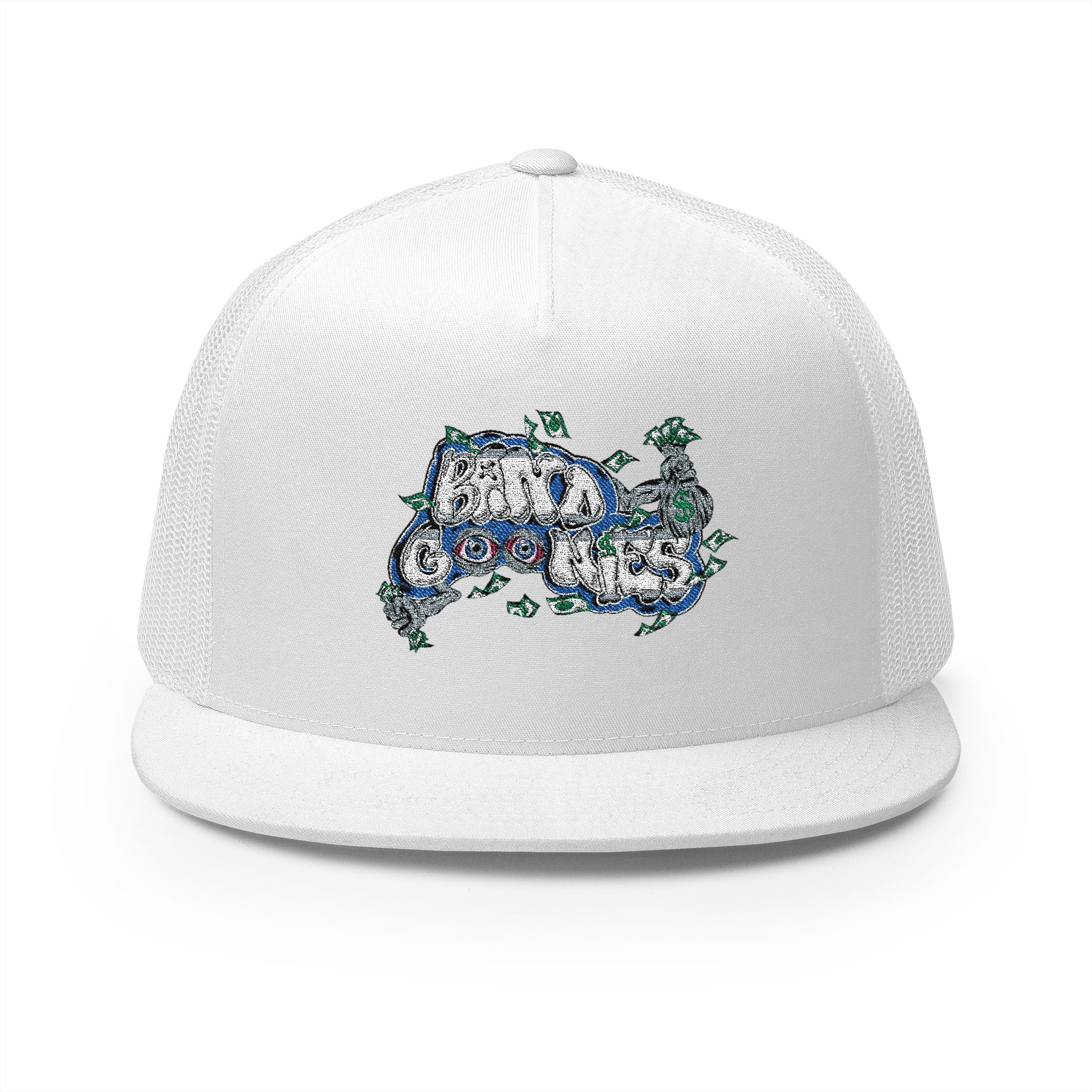 5 Panel Trucker Cap Blue Band Goonies (Embroidery)