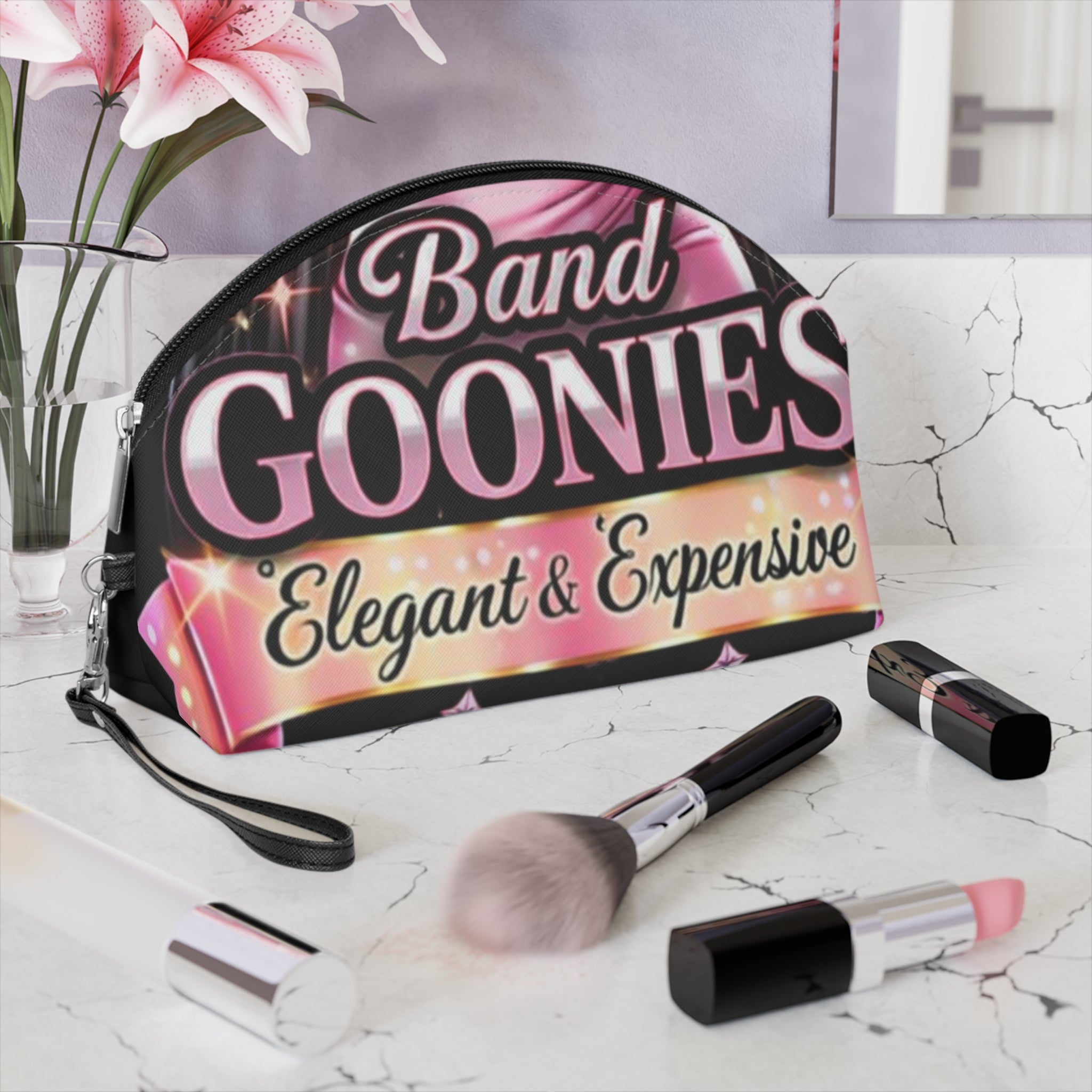 Makeup Bag | Pink Girl Goonie "Elegant & Expensive"