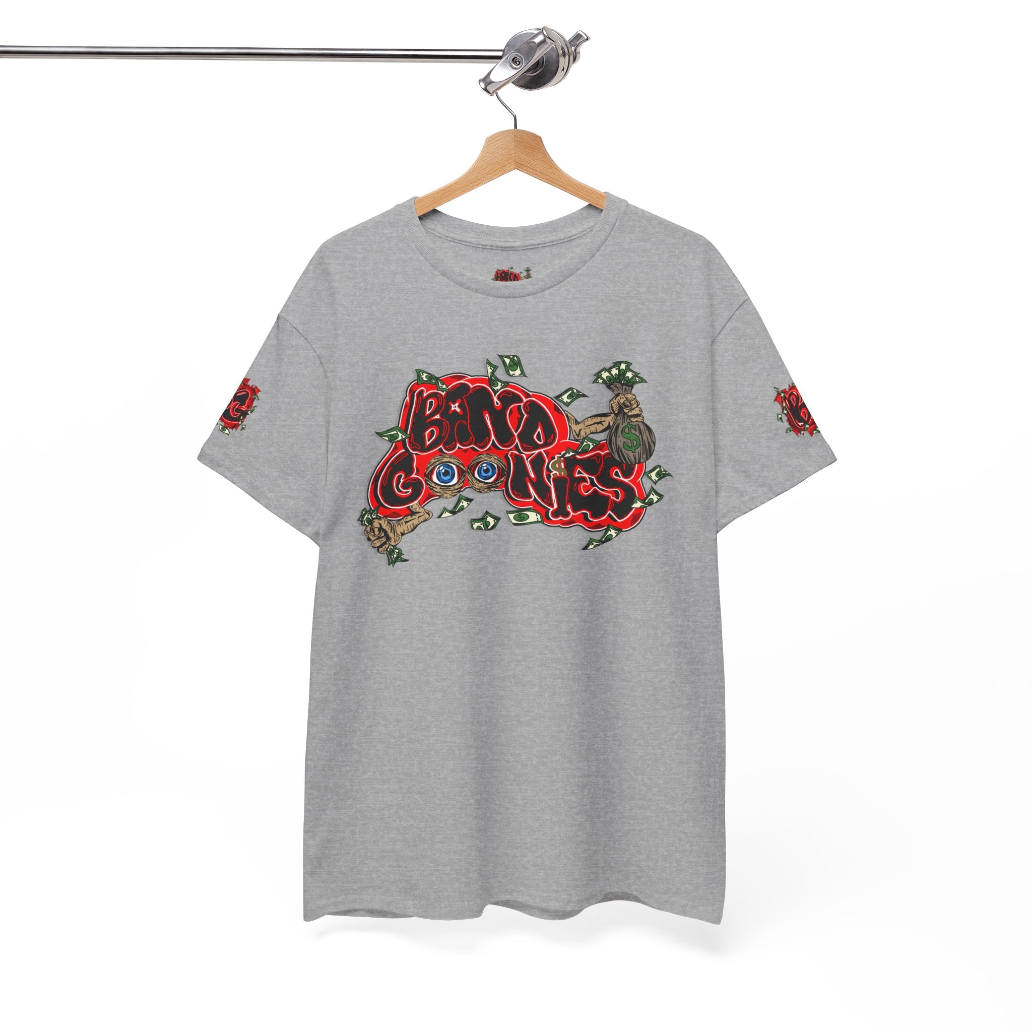 Heavy Cotton T-Shirt | White & Red