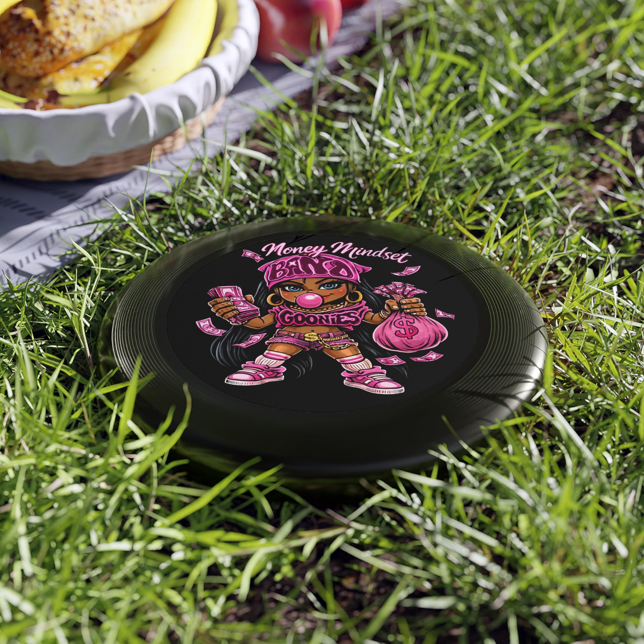 Wham-O Frisbee | Pink Girl Goonie "Money Mindset"