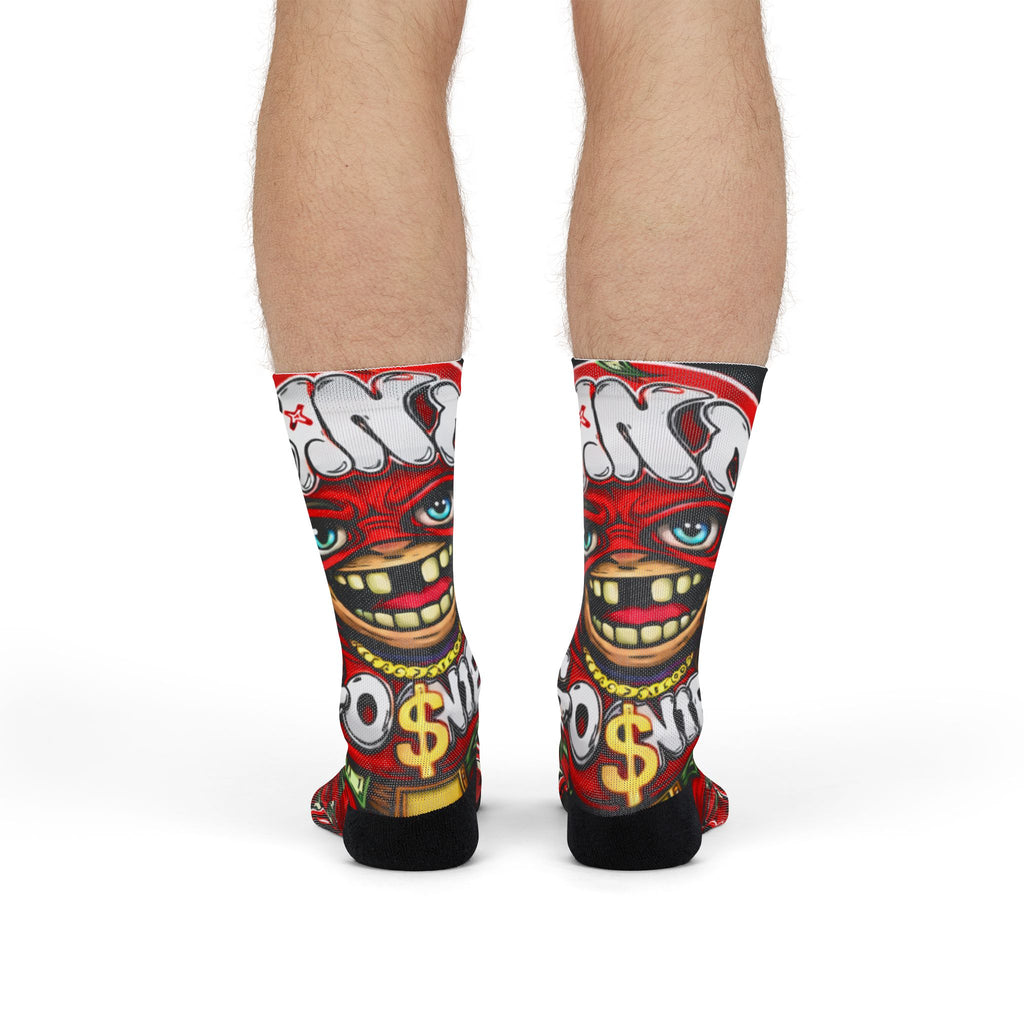 Red Goonie Crew Socks