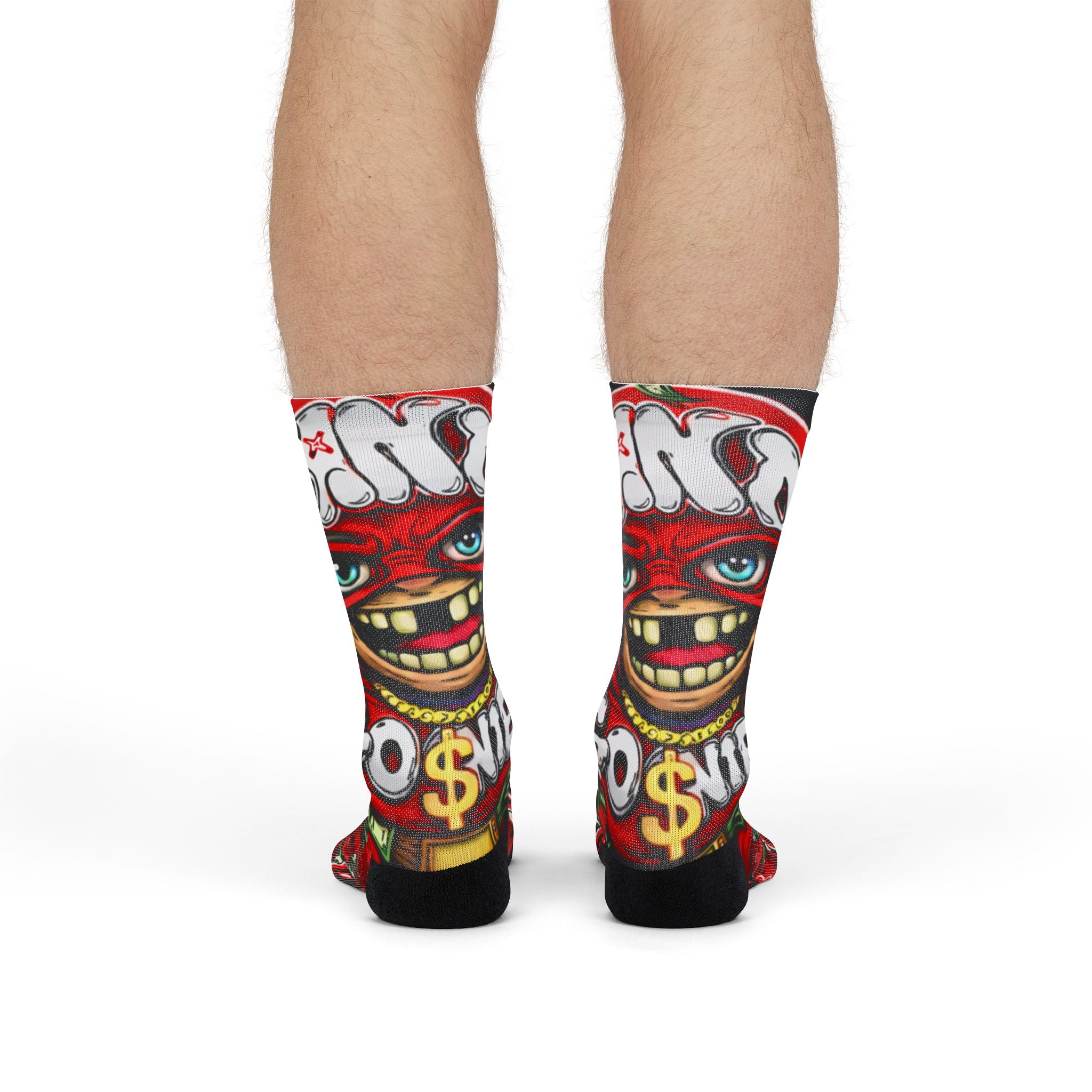 Red Goonie Crew Socks