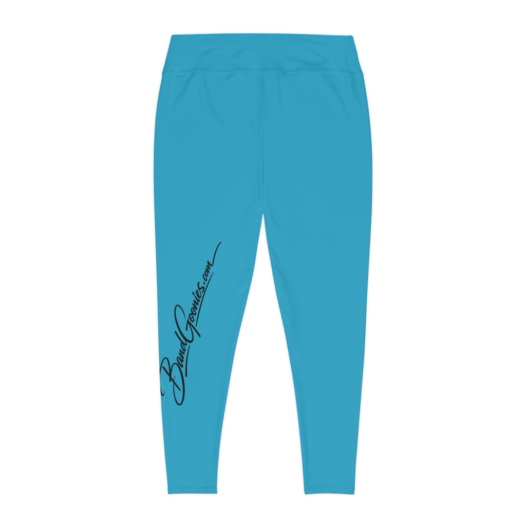 Plus Size Leggings (Turquoise) | Band Goonies Branded