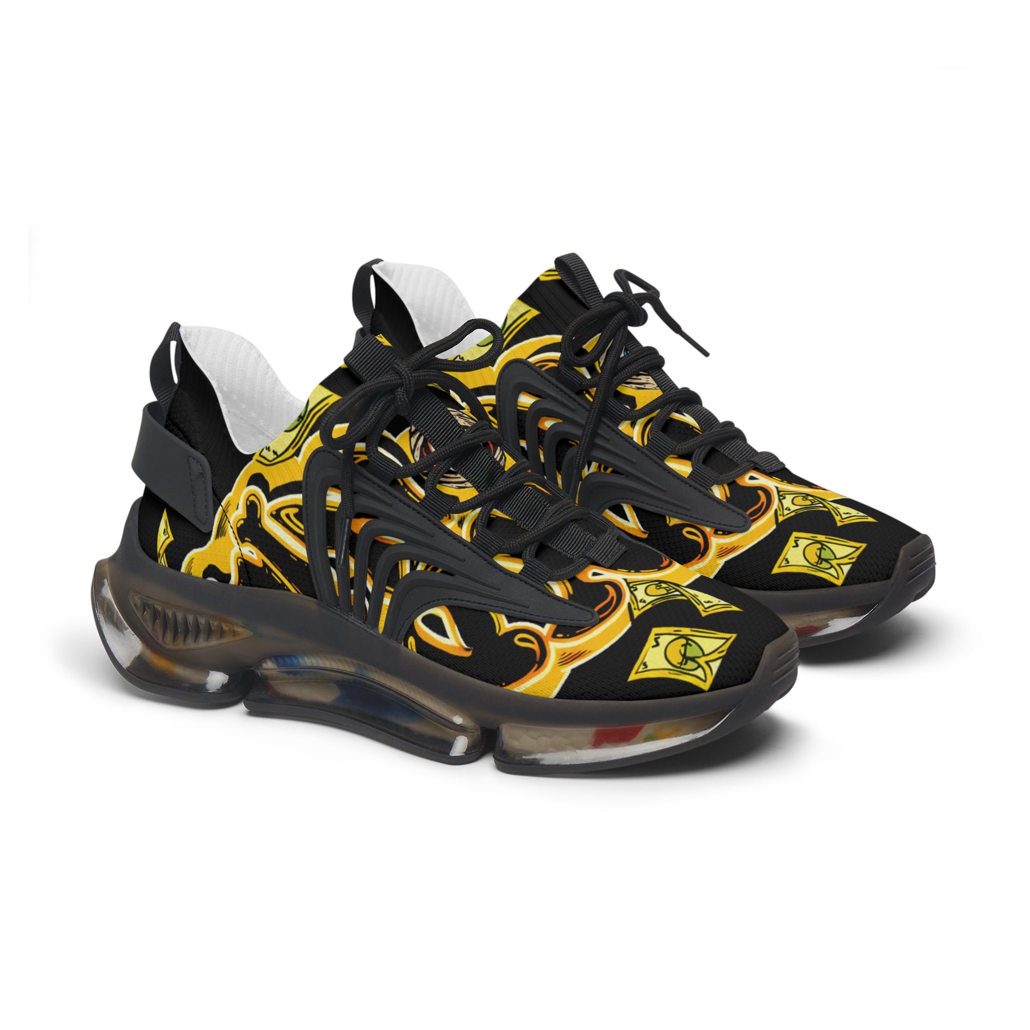 Women's Mesh Sneakers | Yellow Band Goonies
