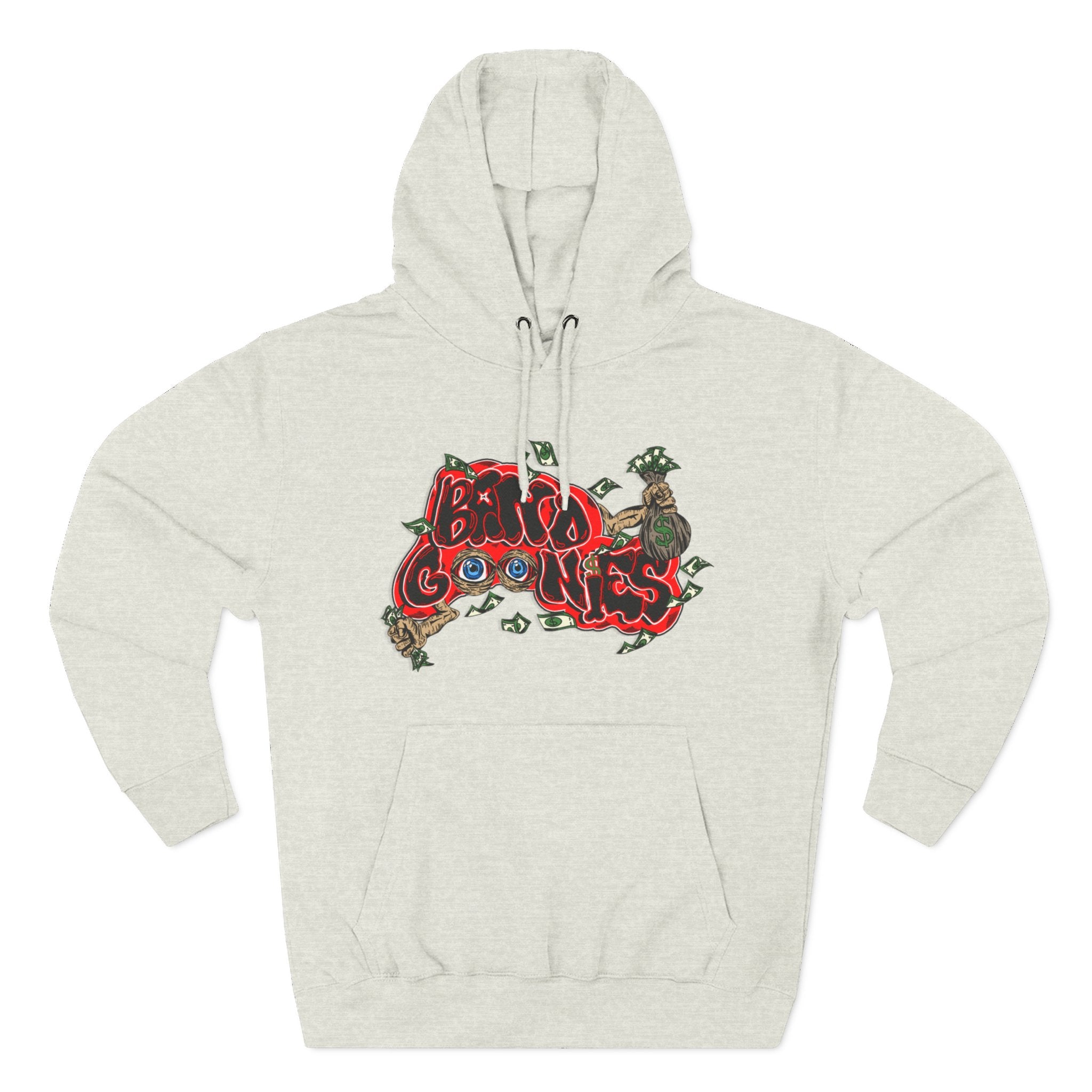 Three-Panel Fleece Hoodie