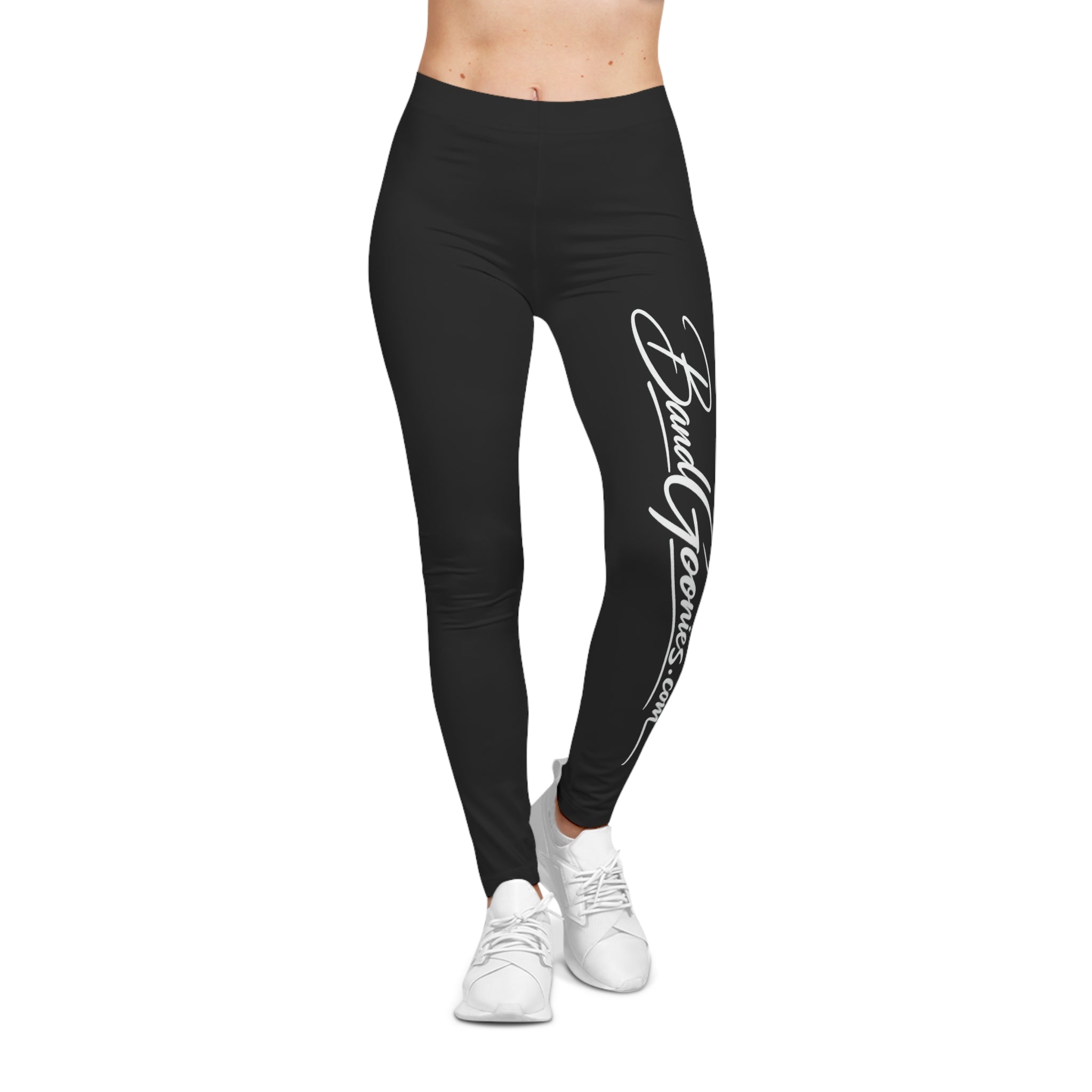 Women's Casual Leggings (Black) | Band Goonie Branded