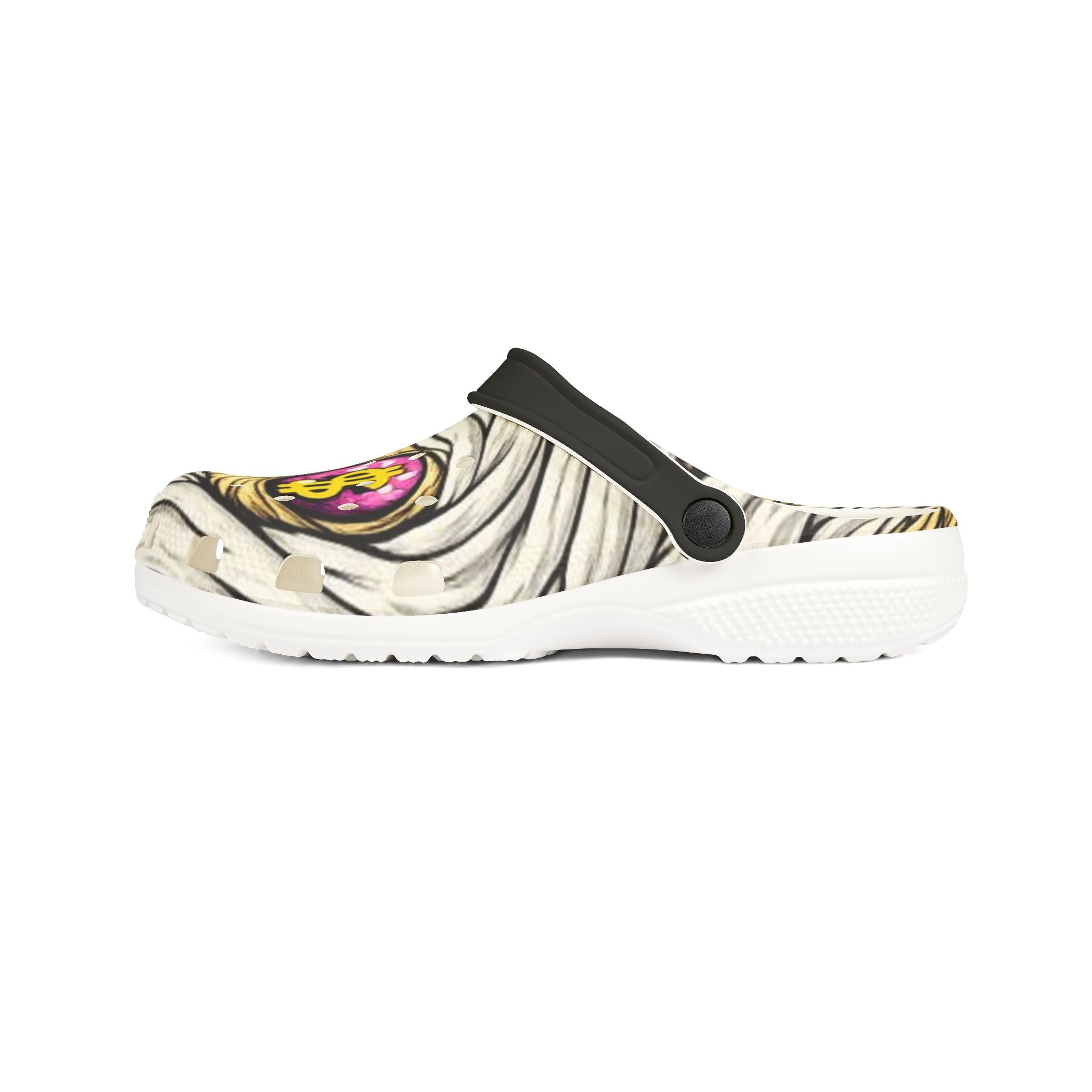 Foam Rubber Clog Shoes | OG Goonie "Hustle with Intention"