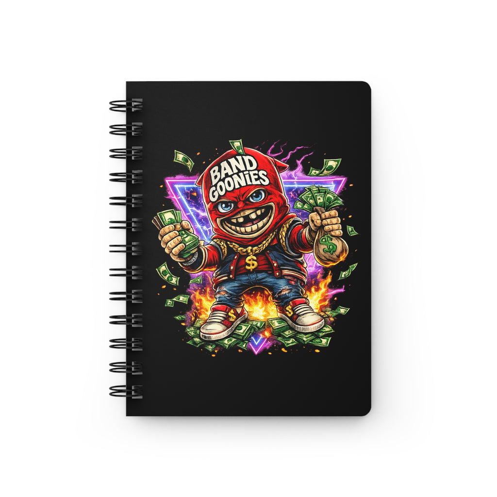 Spiral Bound Journal | Red Goonie "Funds & Fire" (75 Sheets)