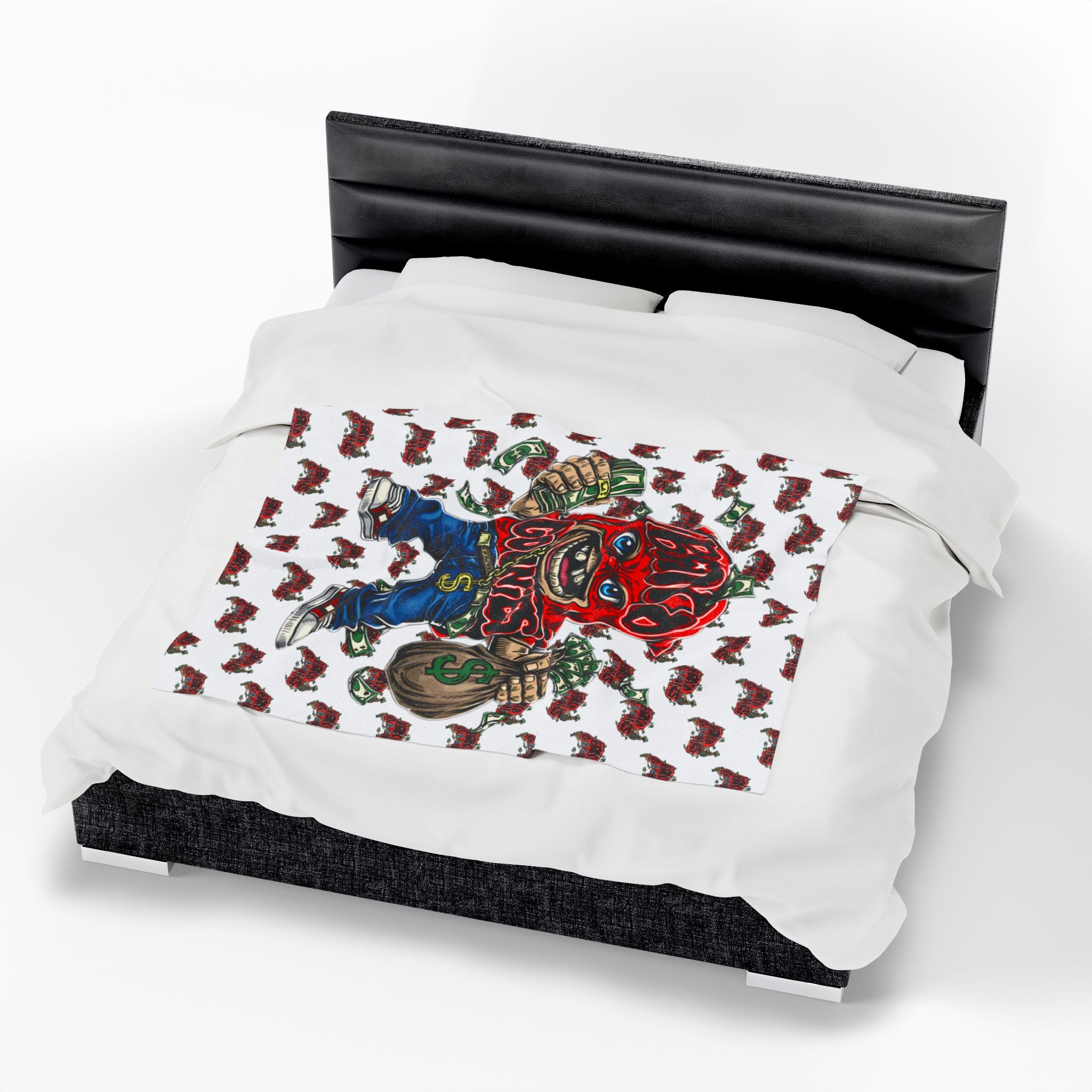 Velveteen Plush Blanket | Red Goonie