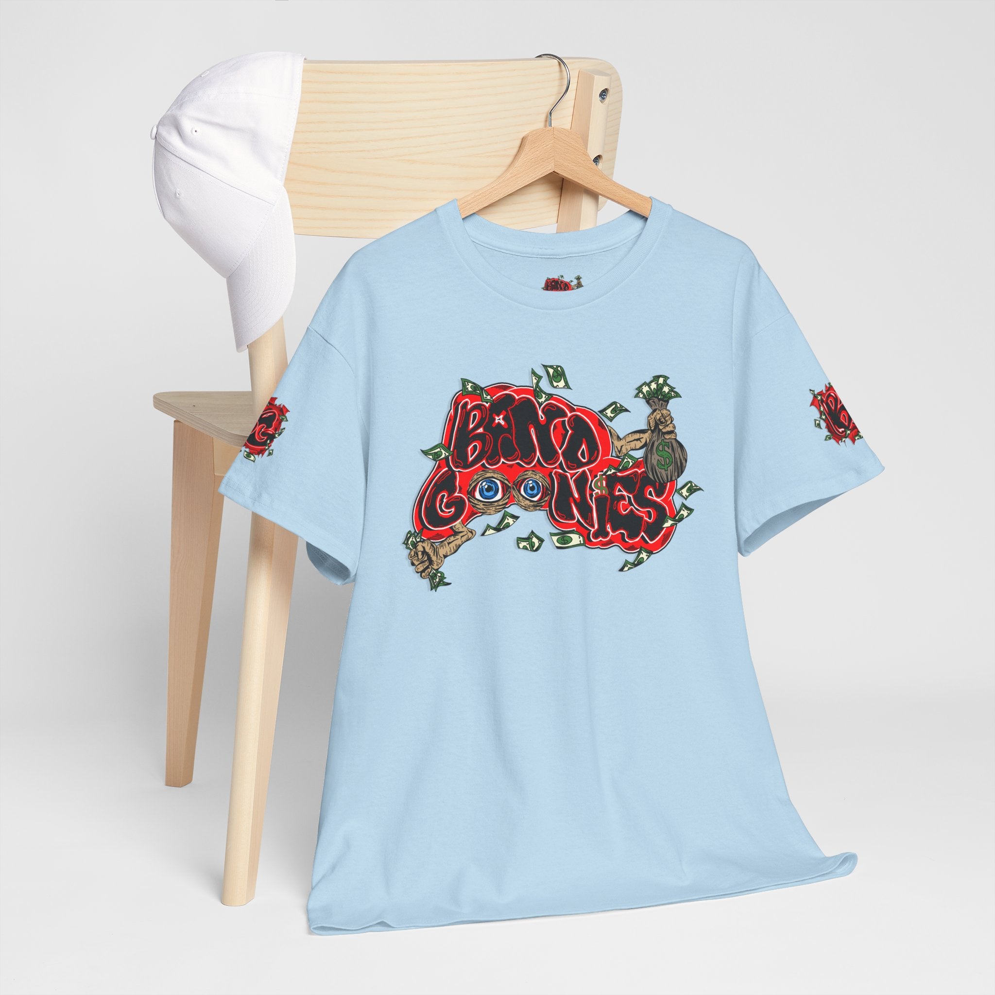 Heavy Cotton T-Shirt | White & Red