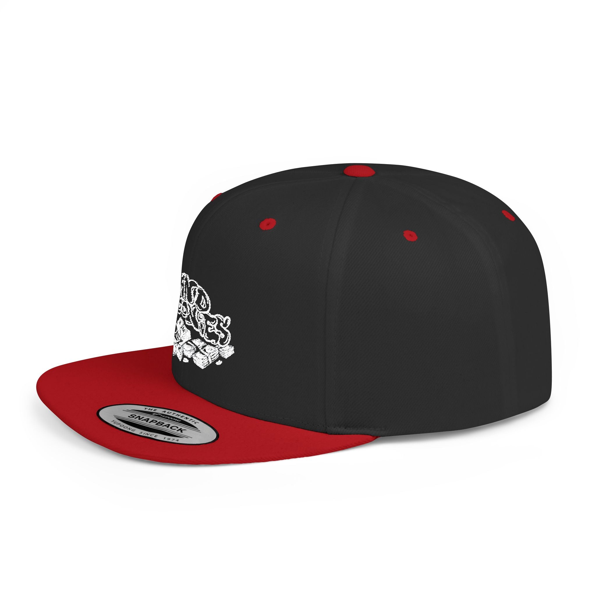 Flat Bill Snapback White Band Goonies Logo