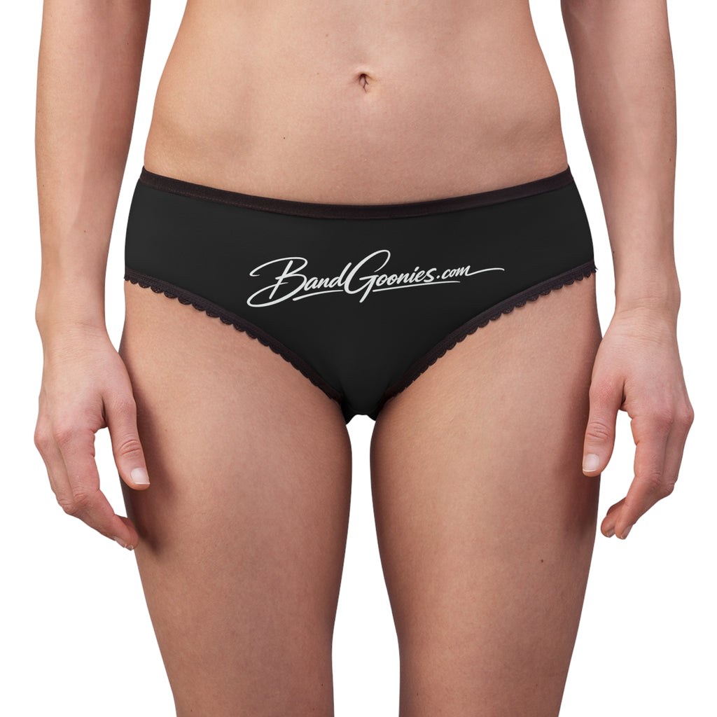 Women's Briefs (Black) | Band Goonies Branded