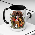 Accent Coffee Mug (15oz) | Bandana Goonie Couple "Locked in, No Parole"
