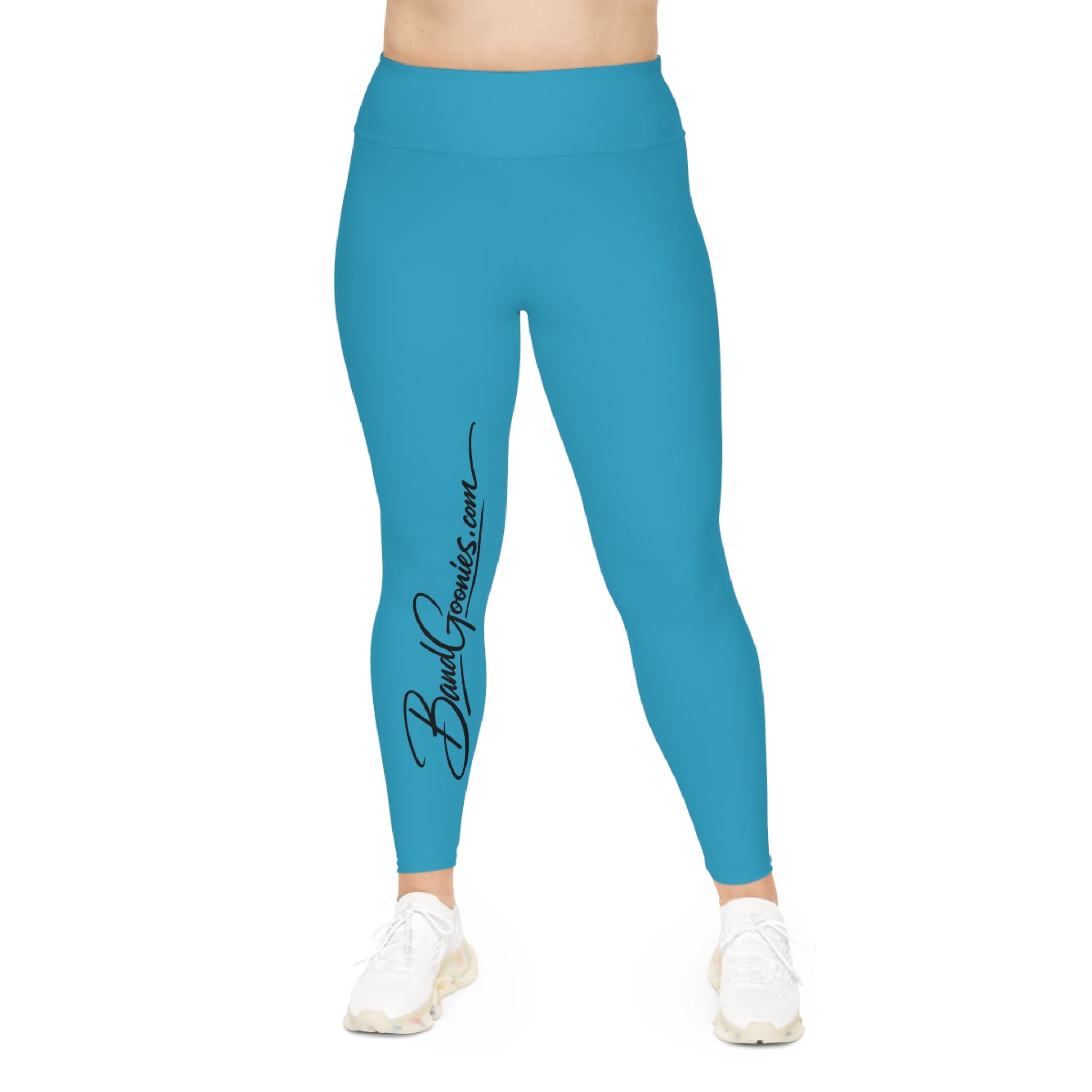 Plus Size Leggings (Turquoise) | Band Goonies Branded