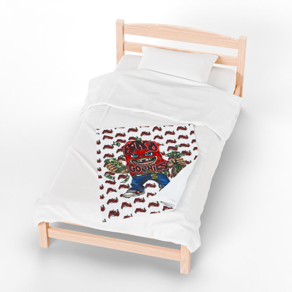 Velveteen Plush Blanket | Red Goonie