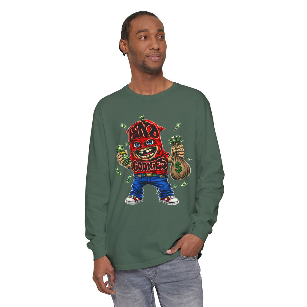 Garment-Dyed Long Sleeve T-Shirt | Red Band Goonie