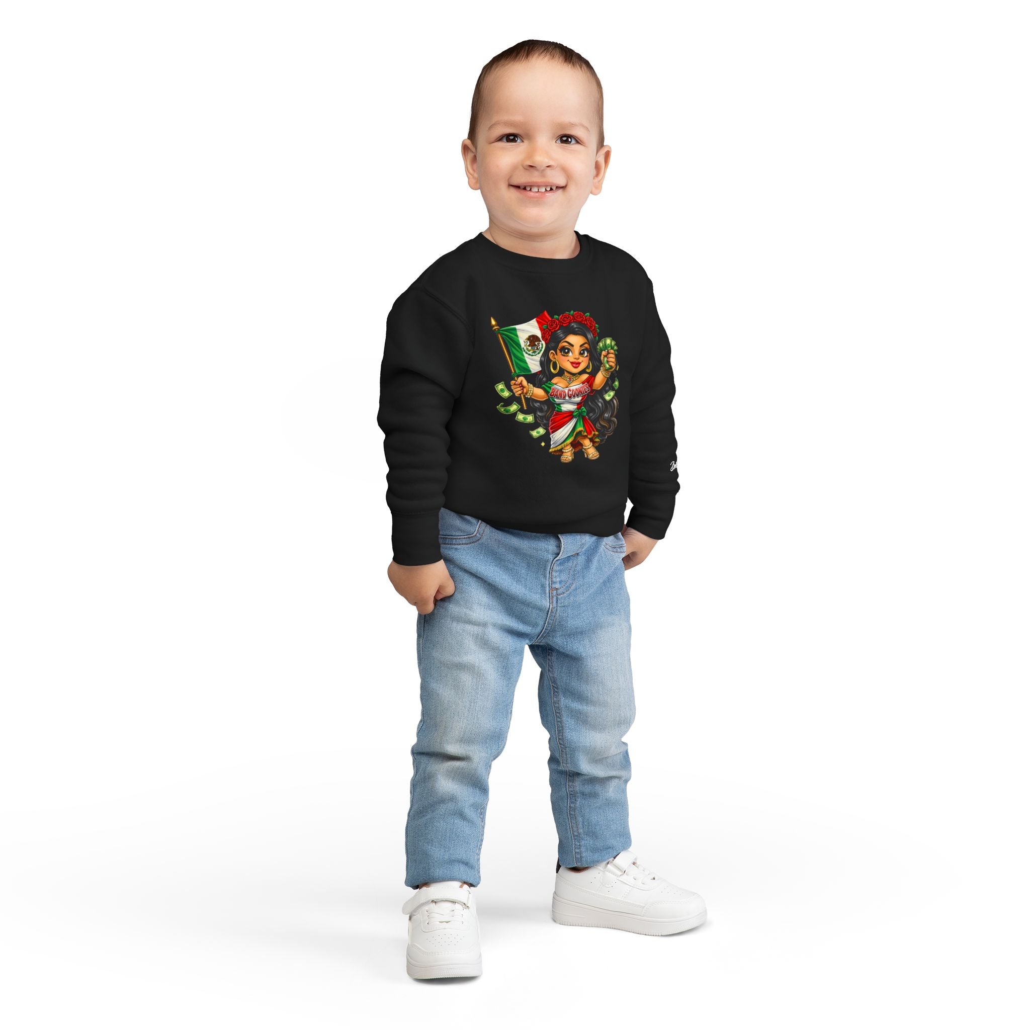 Toddler Sweatshirt | Mexico Girl Goonie