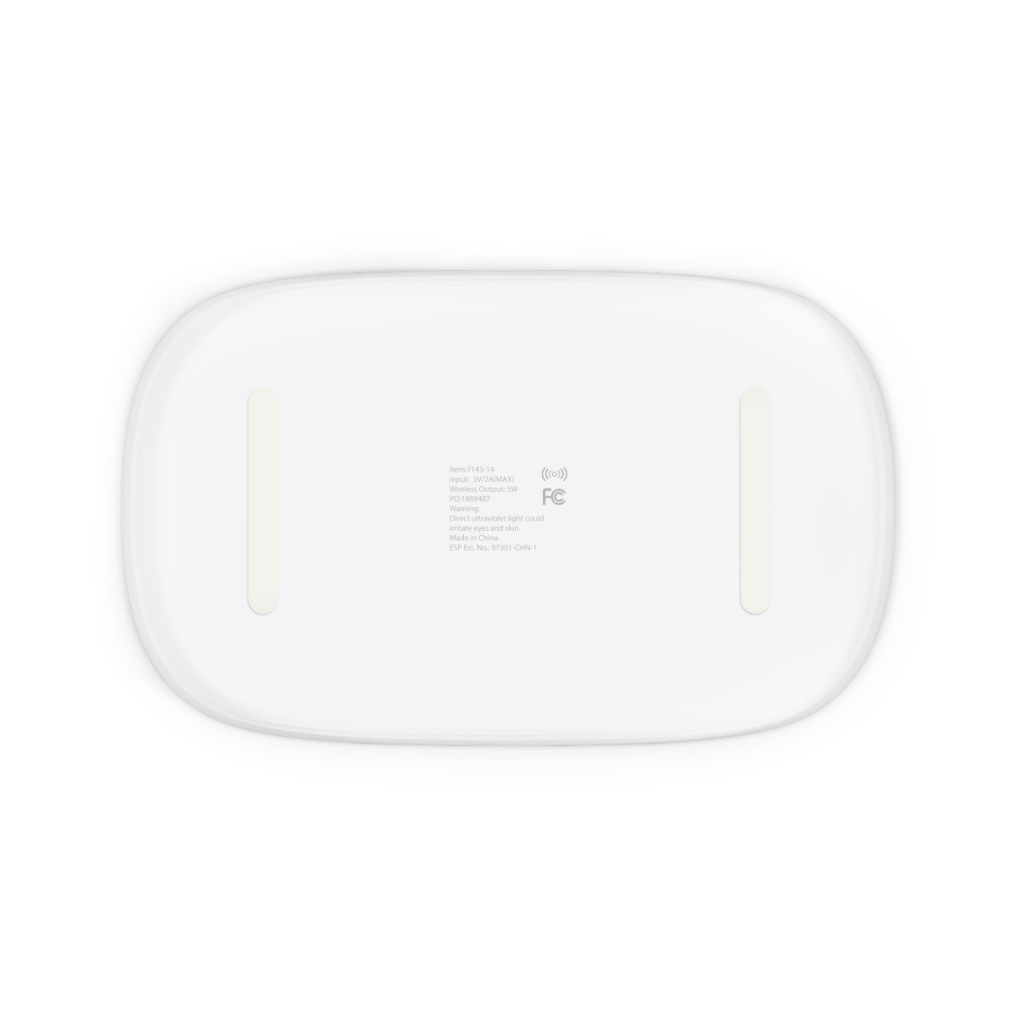 Purple & Yellow Band Goonie UV Phone Sanitizer and Wireless Charging Pad