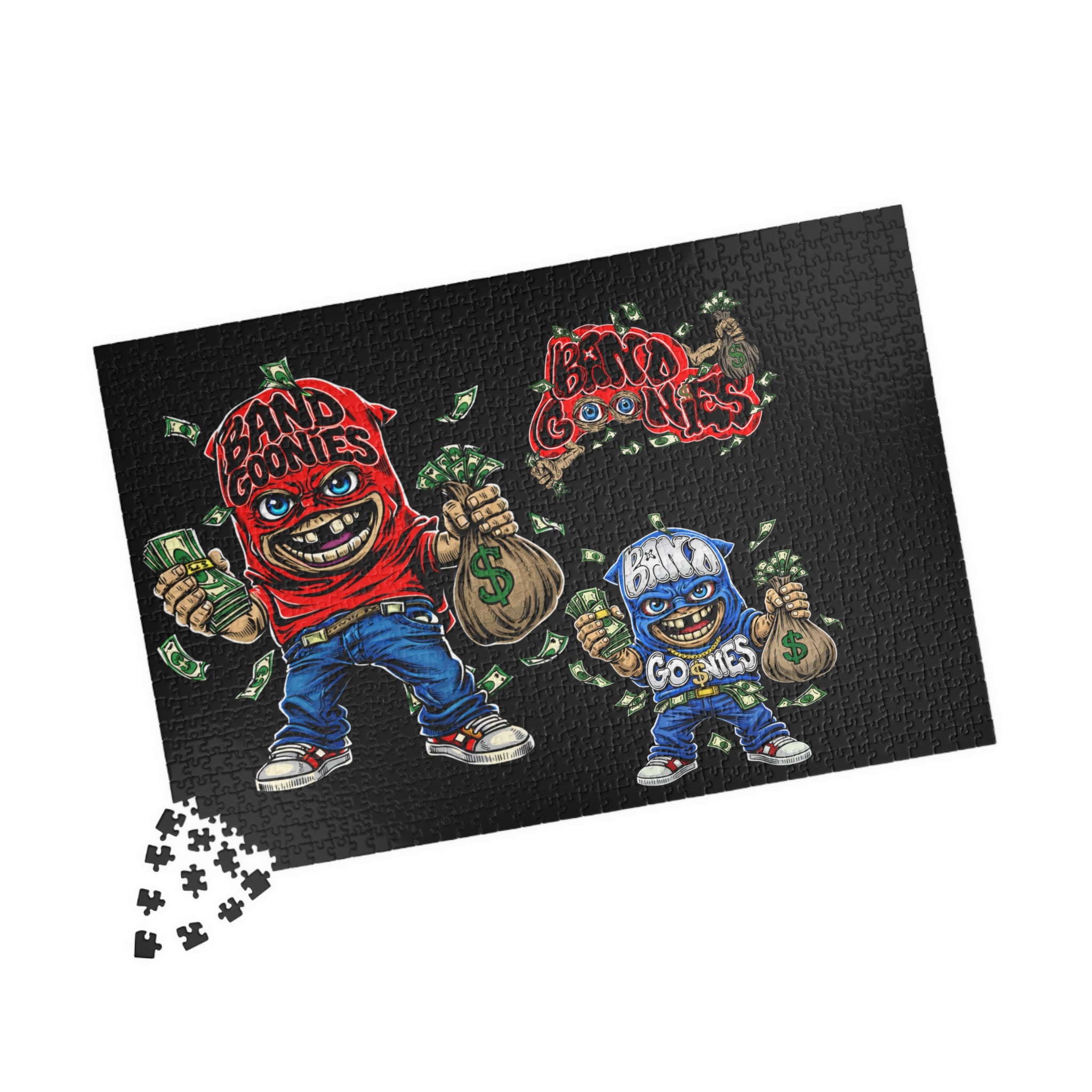 Puzzle (110, 252, 520, 1014-piece) | Black & Red