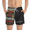 Swim Trunks | Red Goonie "The Grind Don't Stop, People Do"