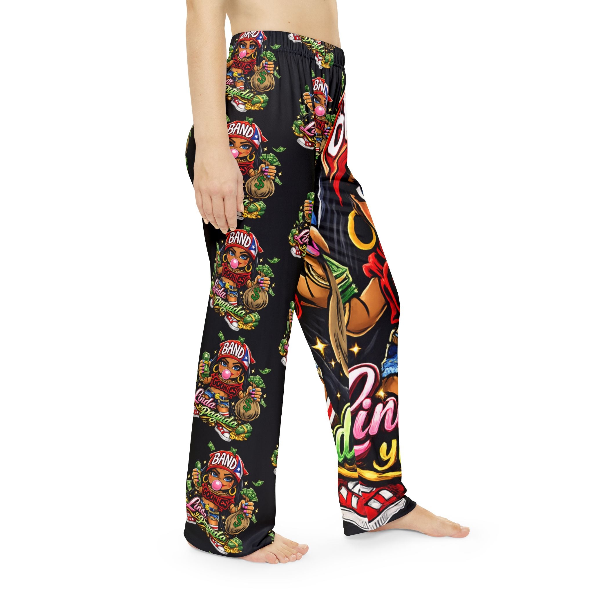 Women's Pajama Pants | Red Girl Goonie "Linda y Pagada"