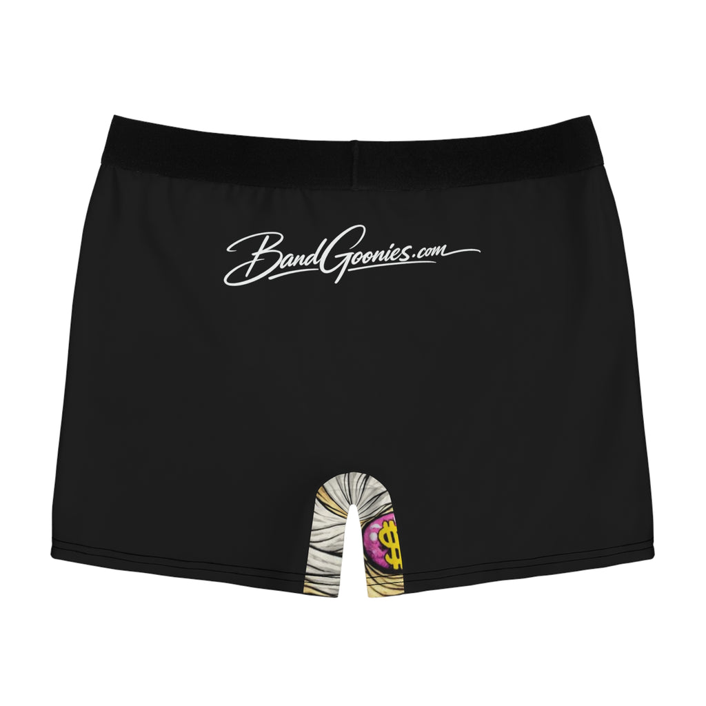 Men's Boxer Briefs (Black) | OG Goonie "The Grind Don't Stop, People Do"