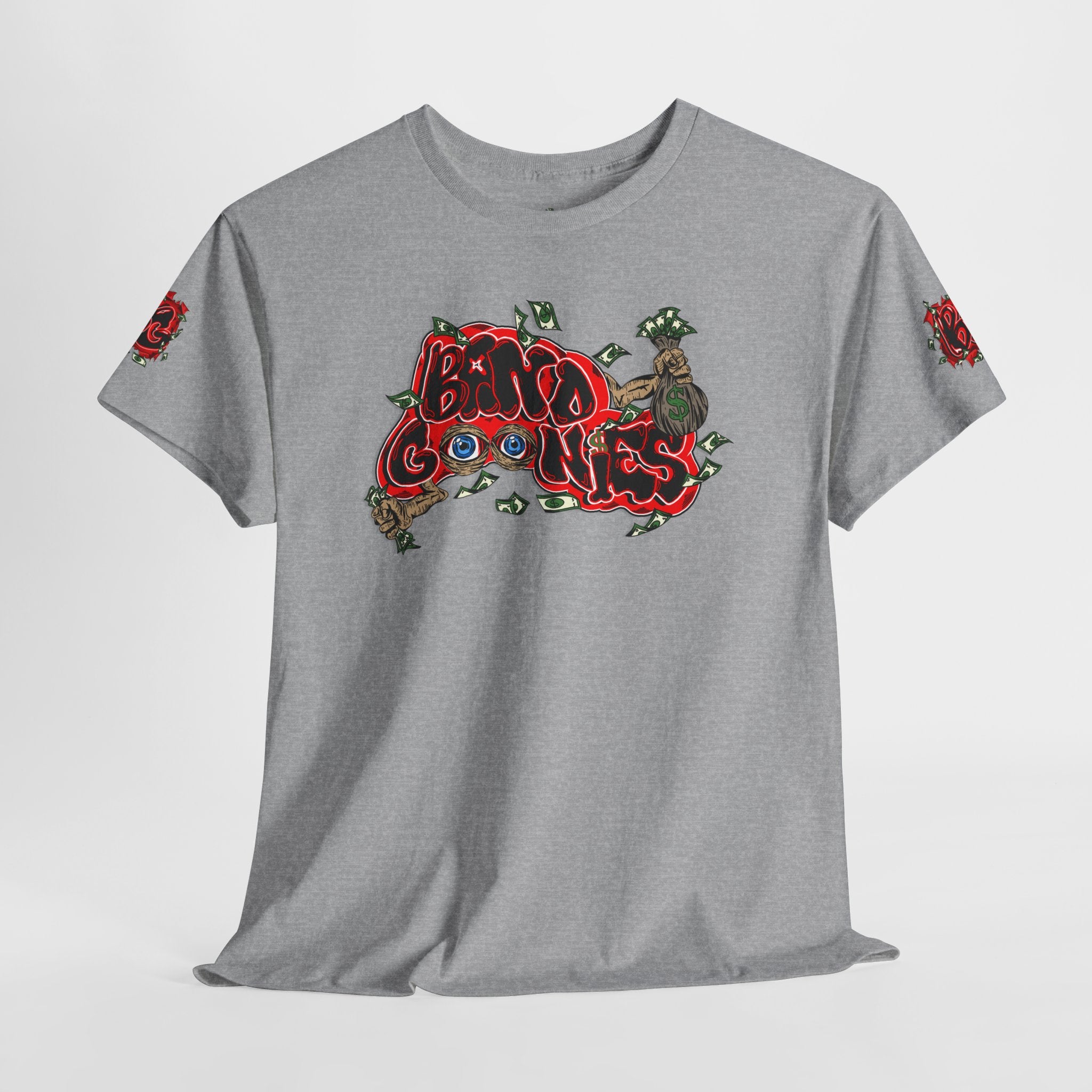 Heavy Cotton T-Shirt | White & Red