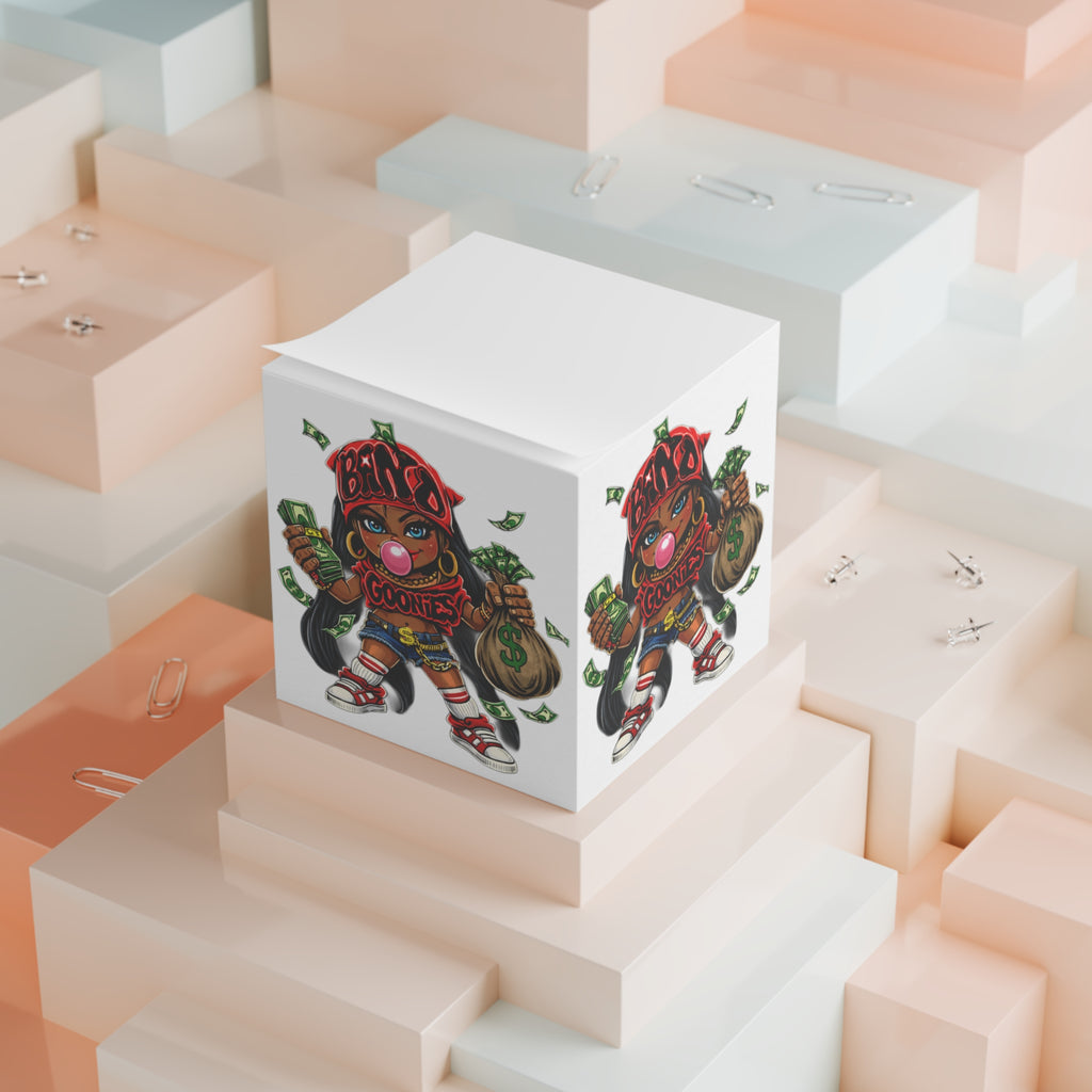 Red Girl Goonie Note Cube (700 Sheets)