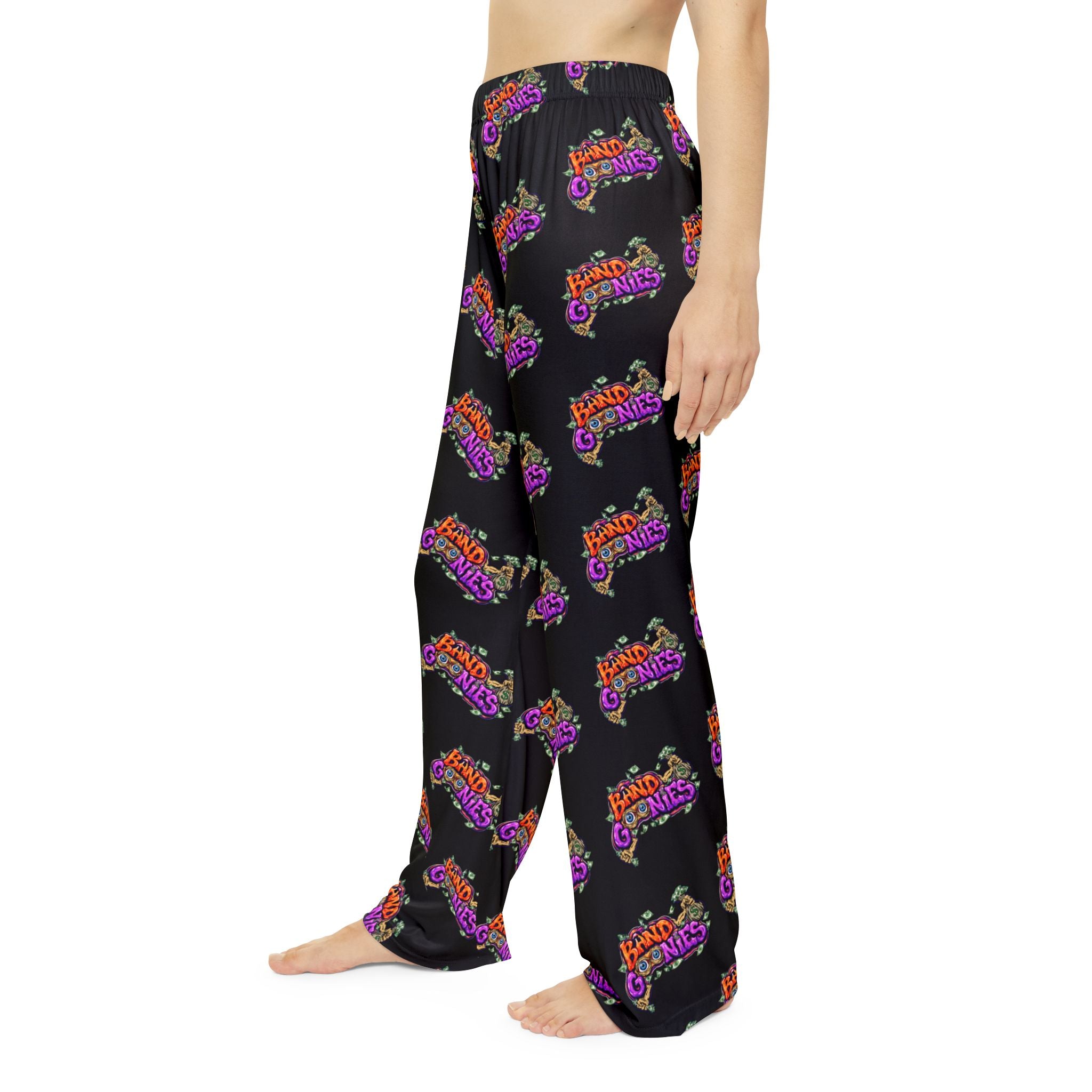Women's Pajama Pants | Orange & Purple Band Goonies