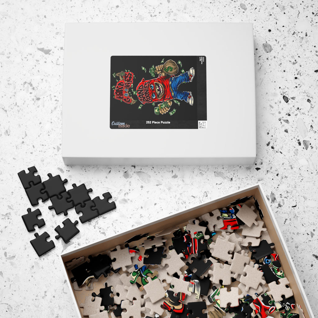Puzzle (110, 252, 520, 1014-piece) | Black & Red