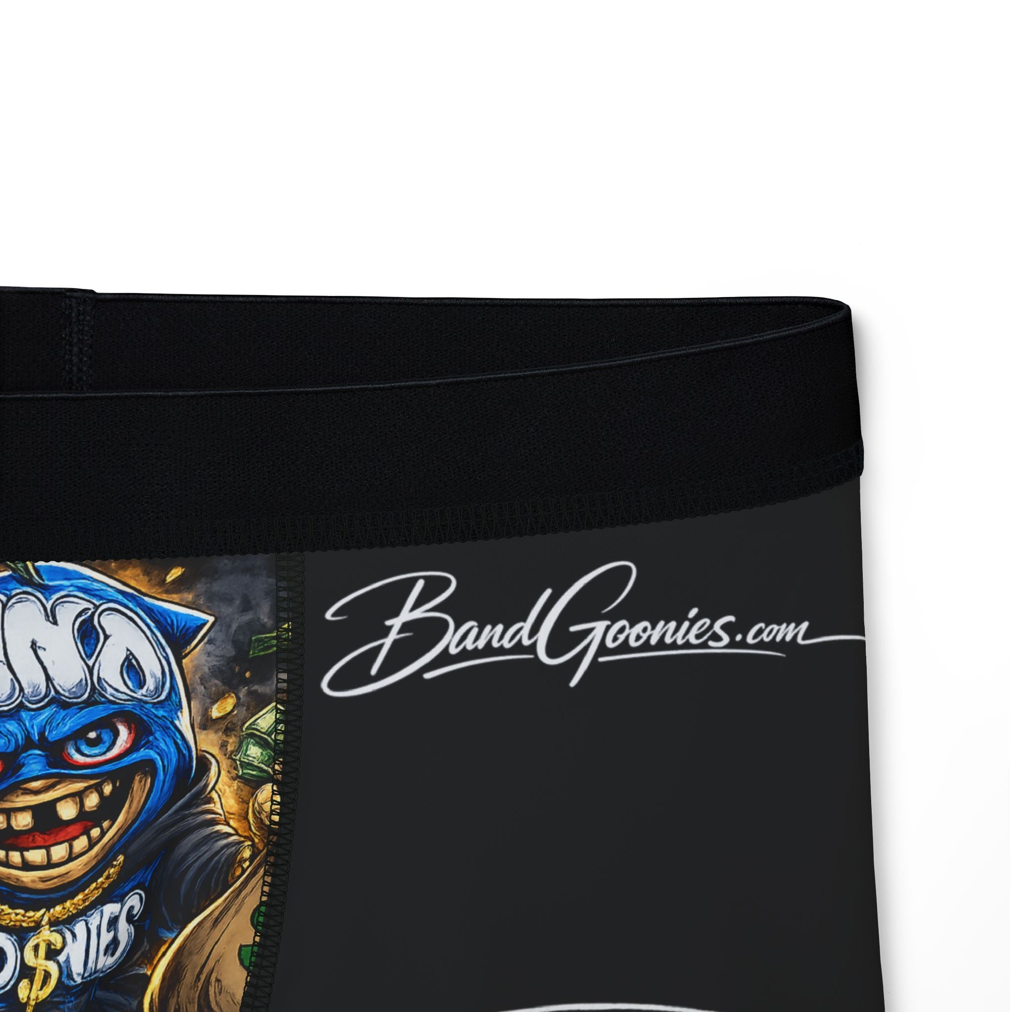 Men's Boxers (Black) | Blue Goonie "Built from Nothing"