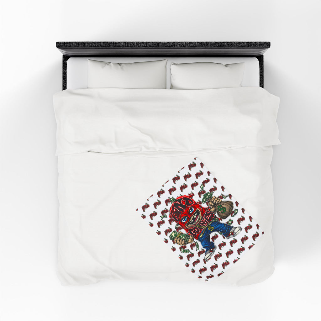 Velveteen Plush Blanket | Red Goonie