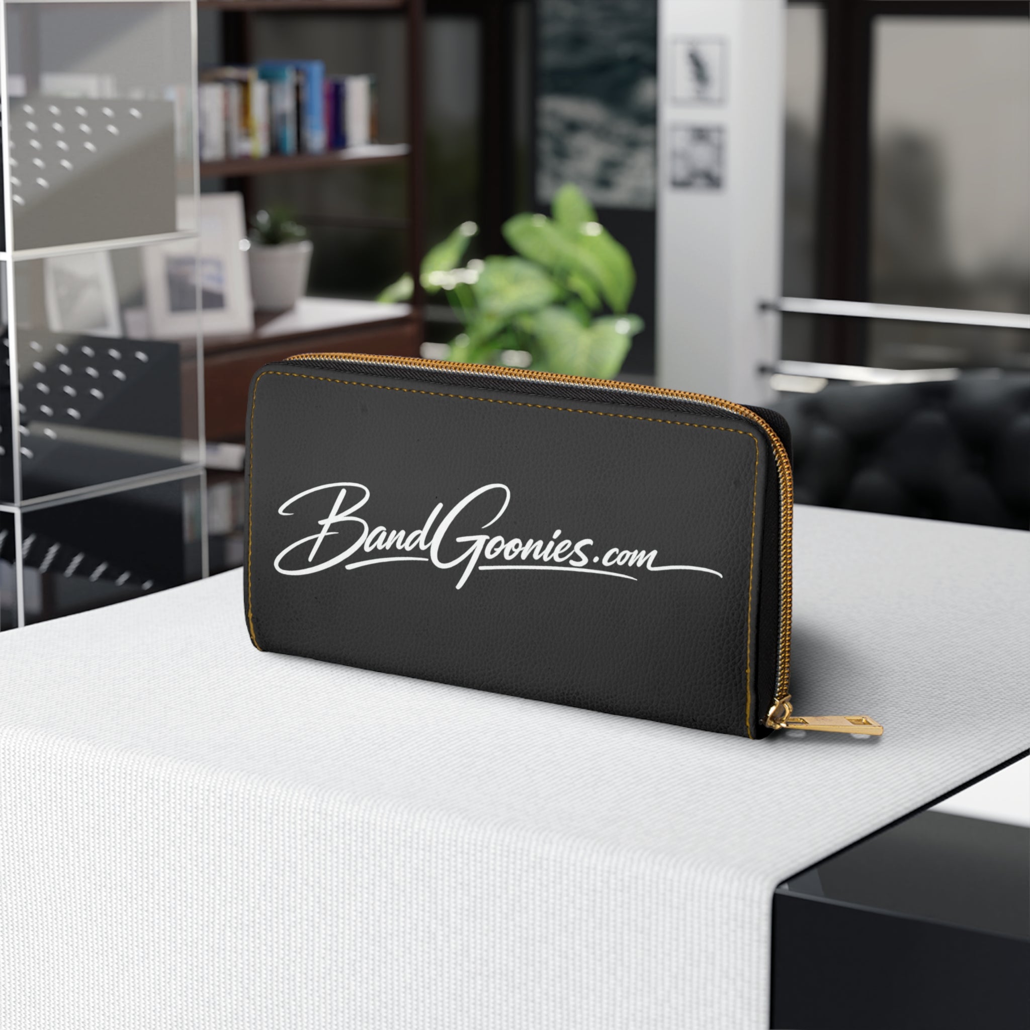 Zipper Wallet | Red Girl Goonie "Cash, Lashes & Confidence"