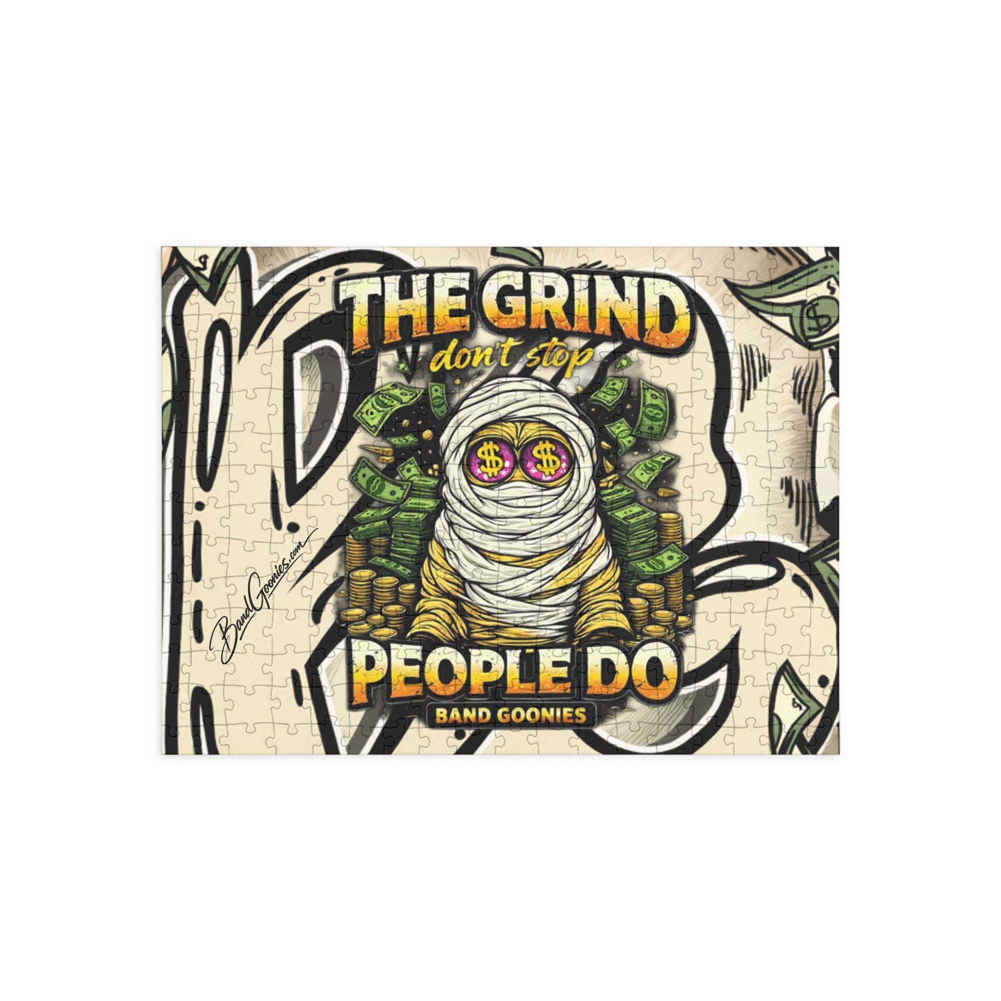 Box Puzzle | OG Goonie "The Grind Don't Stop, People Do" (252-Piece)