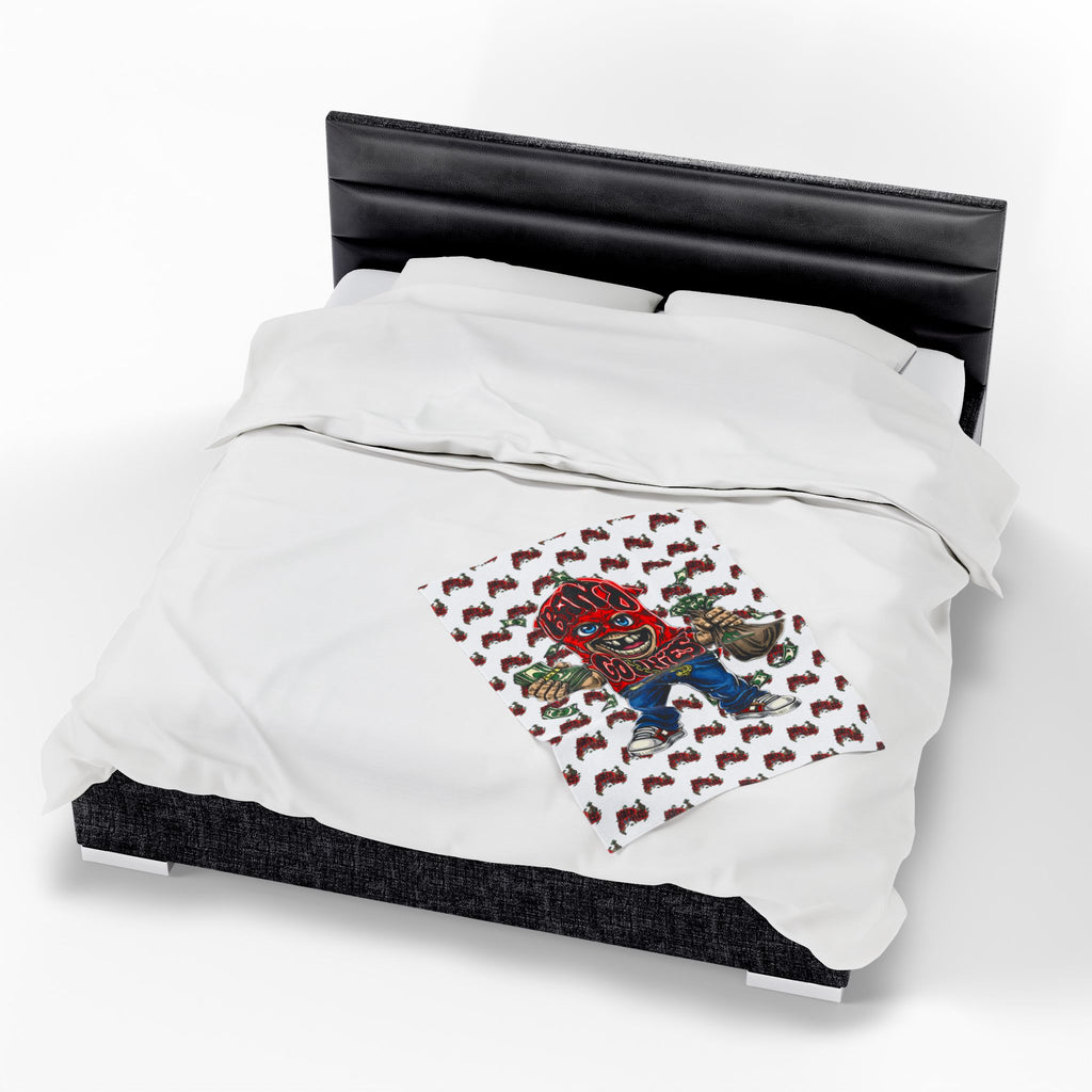 Velveteen Plush Blanket | Red Goonie